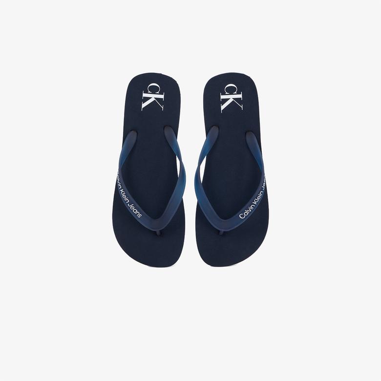Calvin Klein Erkek Lacivert Plaj Terliği