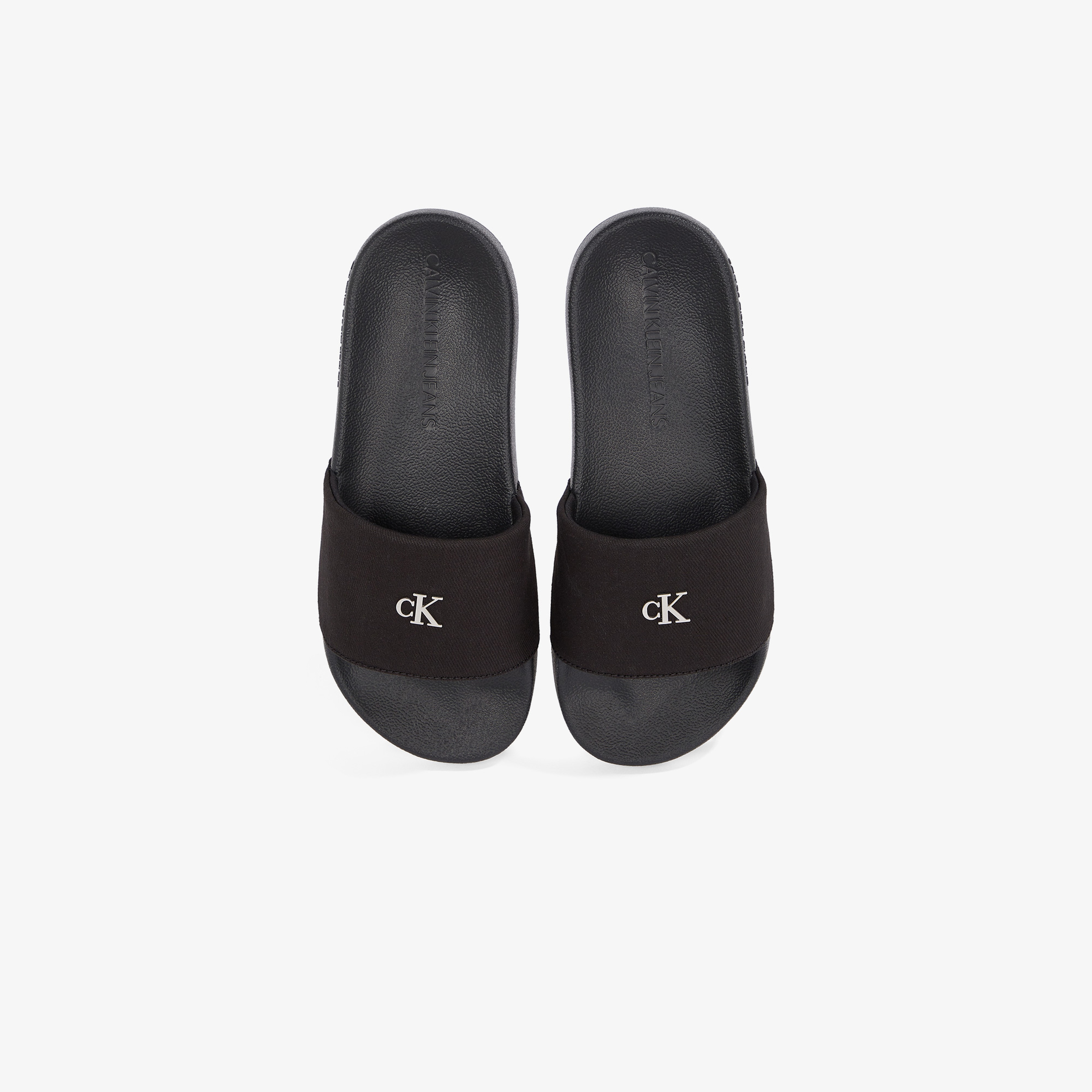 Calvin Klein Slide Monogram Hardware Kadın Siyah Terlik