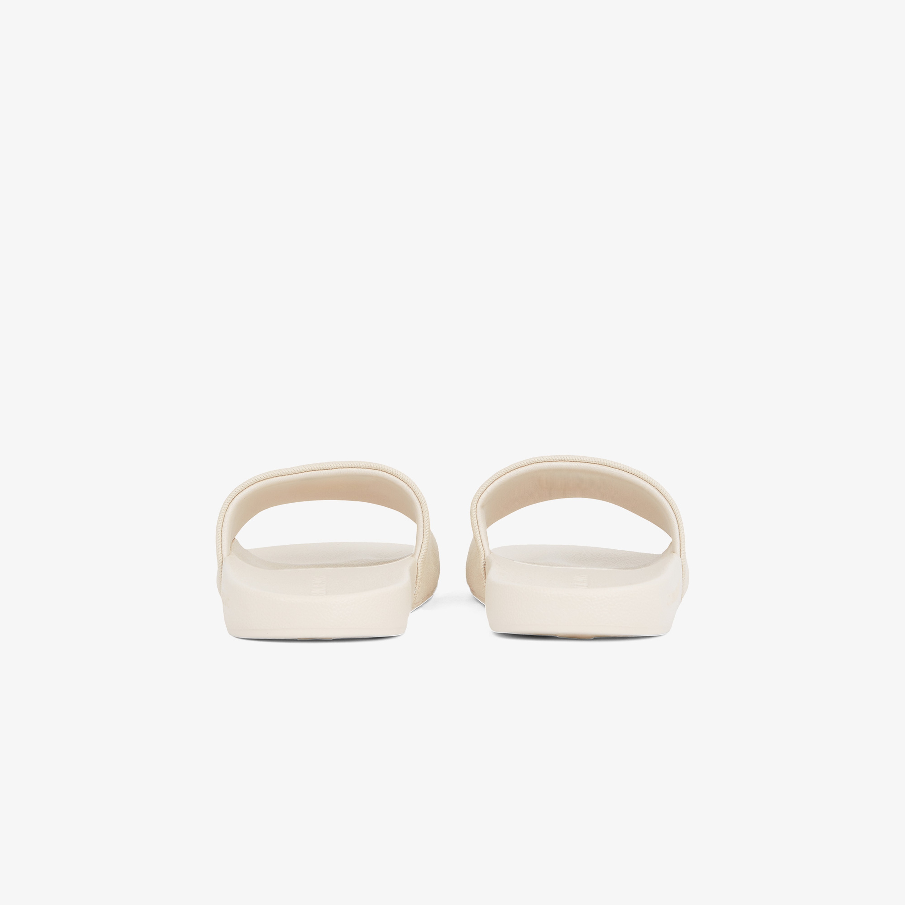 Calvin Klein Slide Monogram Hardware Kadın Bej Terlik