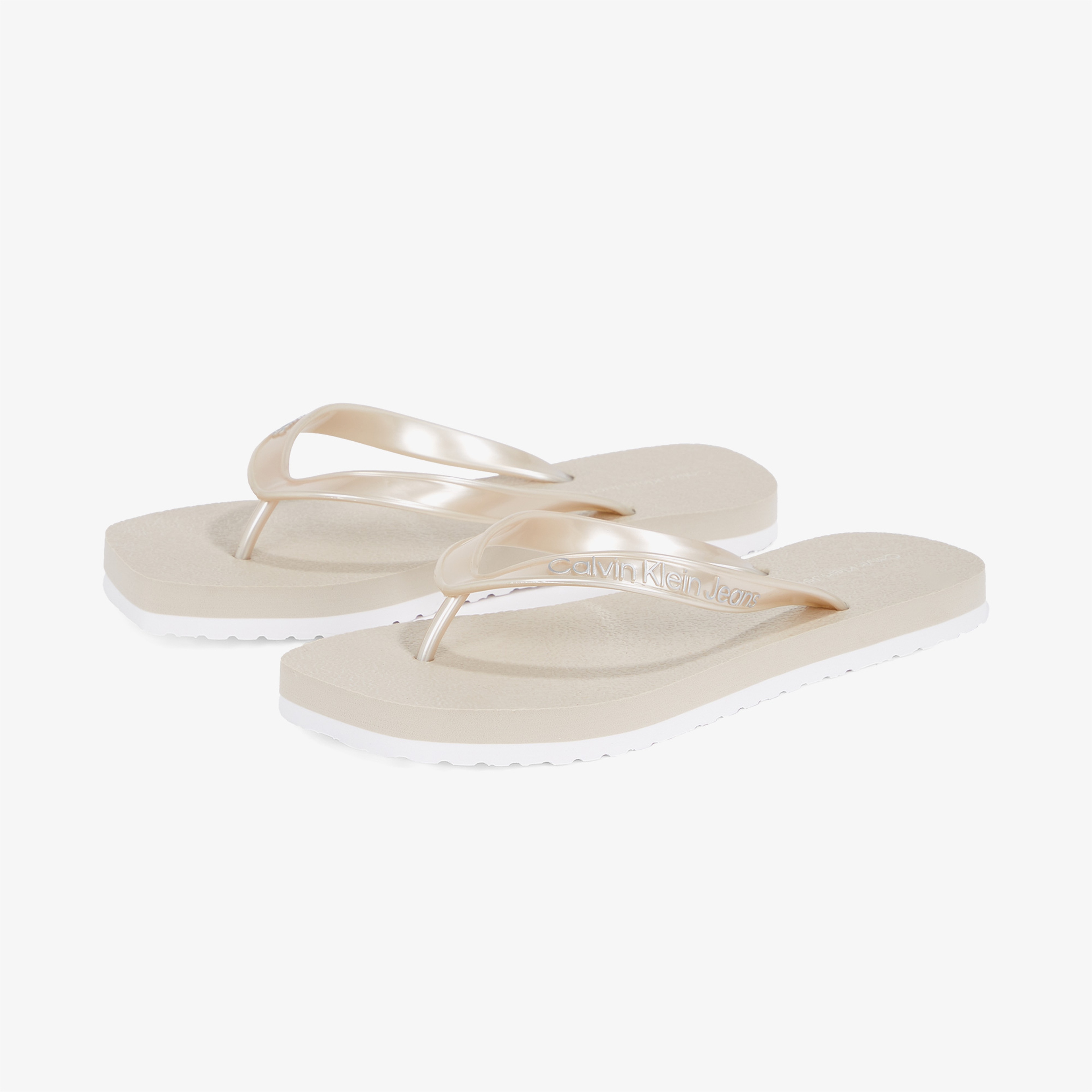 Calvin Klein Kadın Bej Terlik