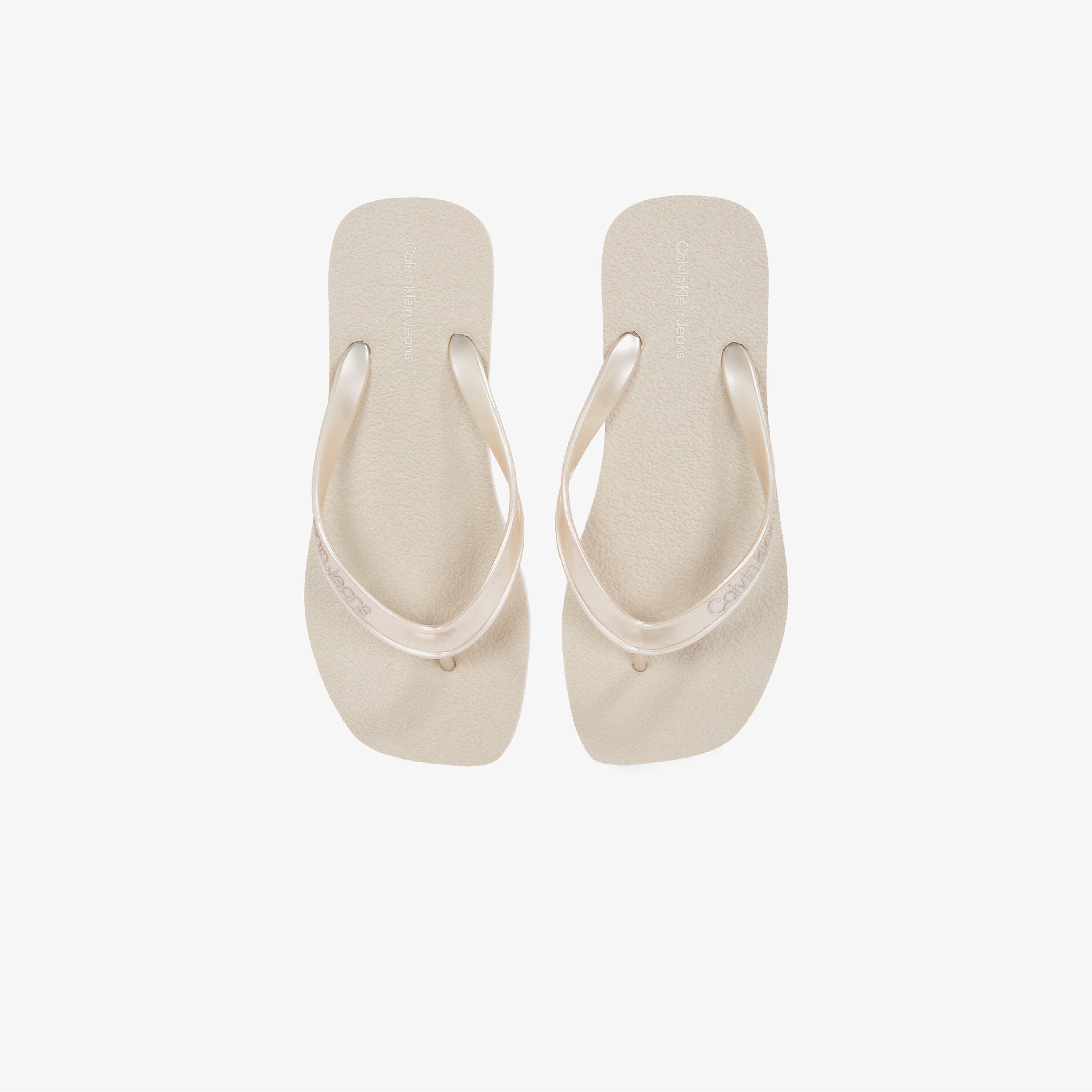 Calvin Klein Kadın Bej Terlik