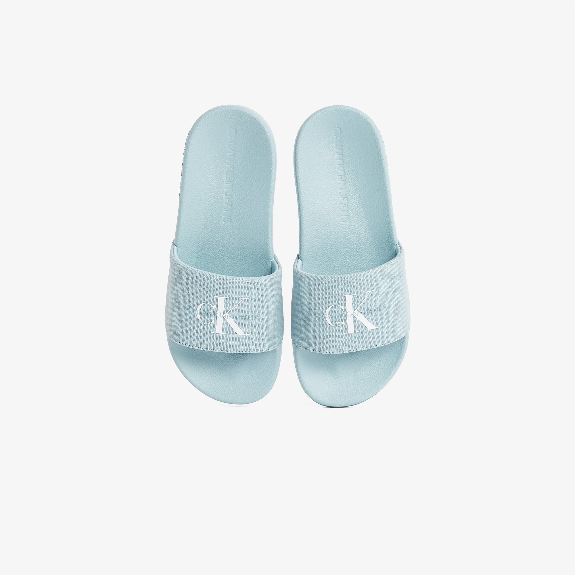 Calvin Klein Monogram Kadın Mavi Terlik