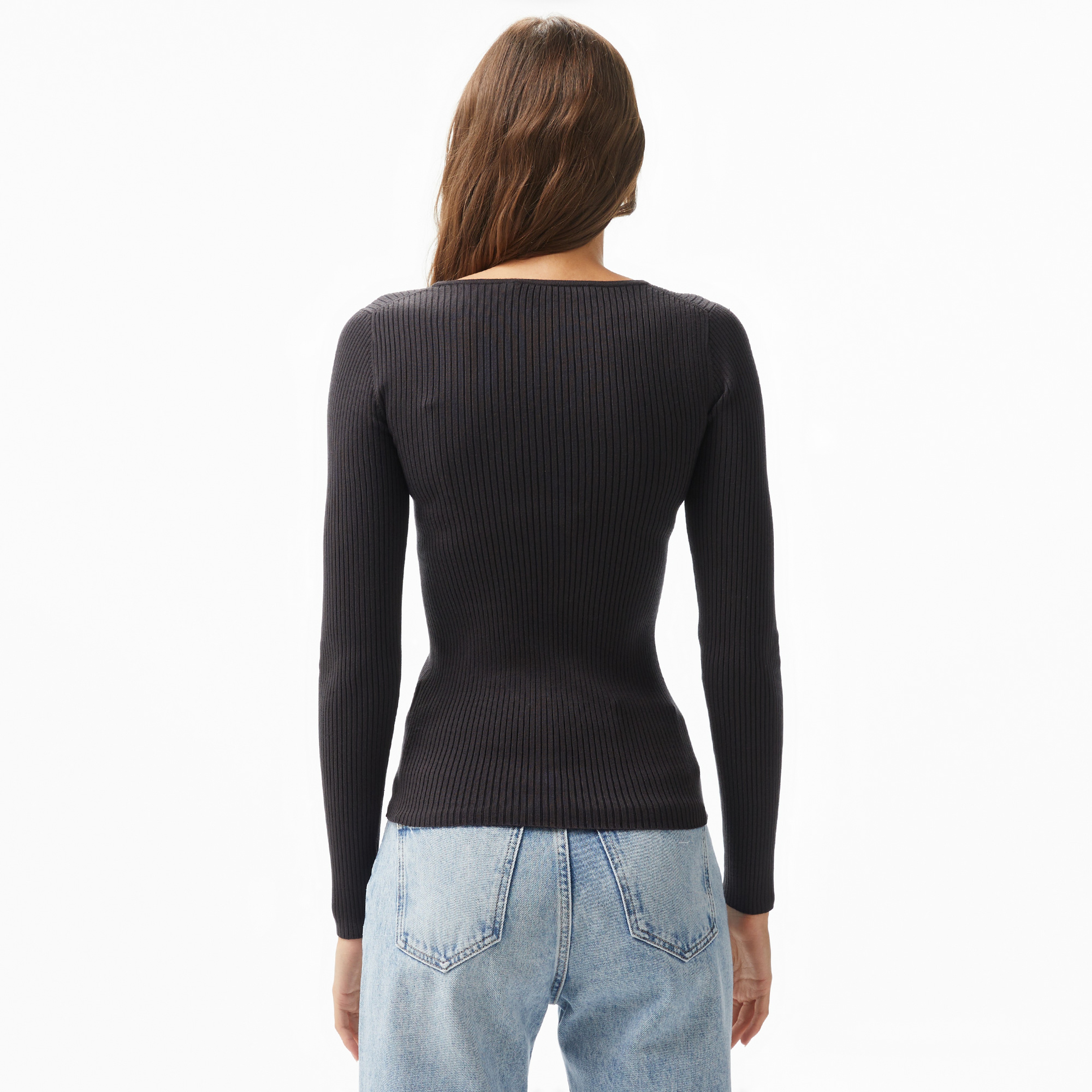 Calvin Klein Jeans Kadın Siyah Triko