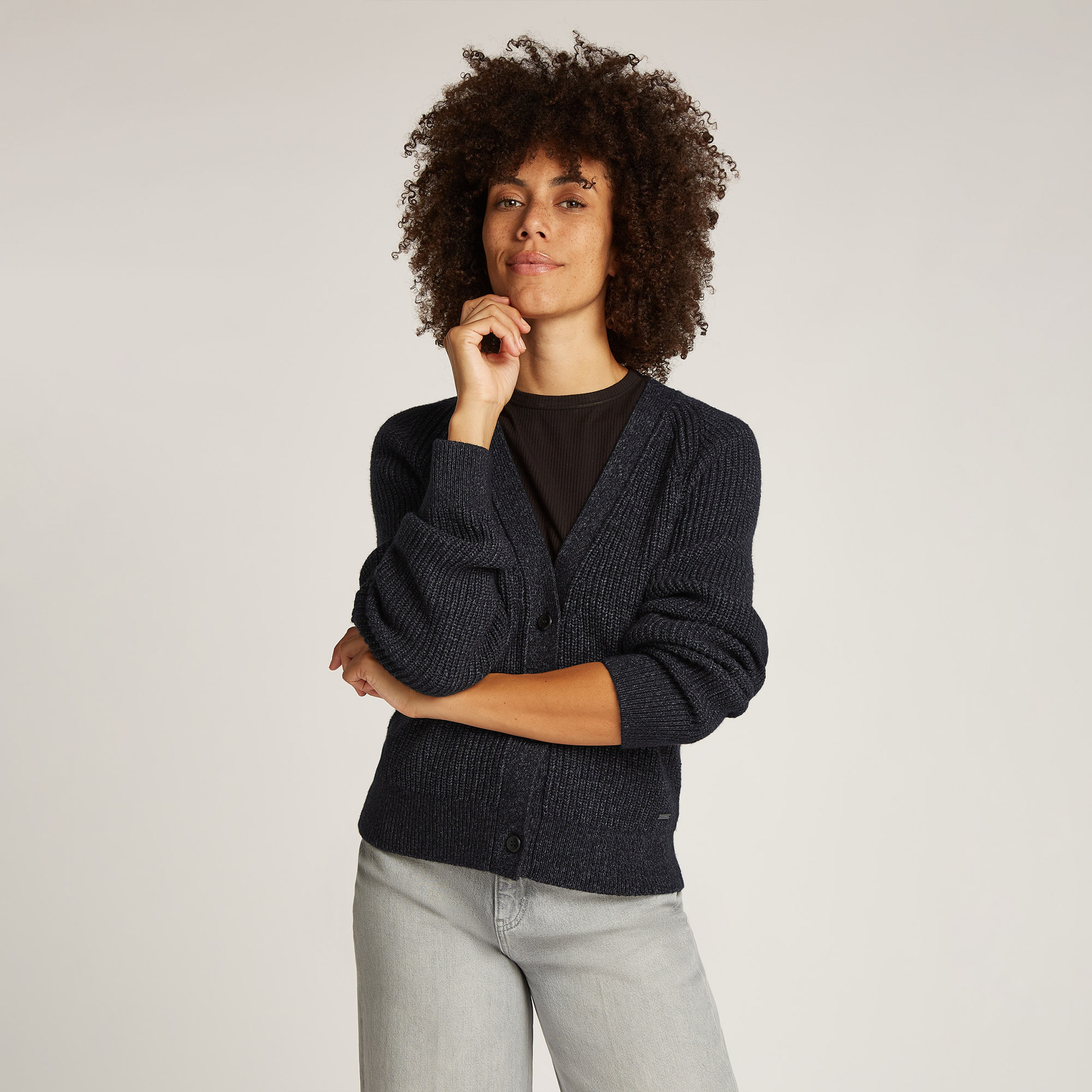 Calvin Klein Kadın Siyah Triko