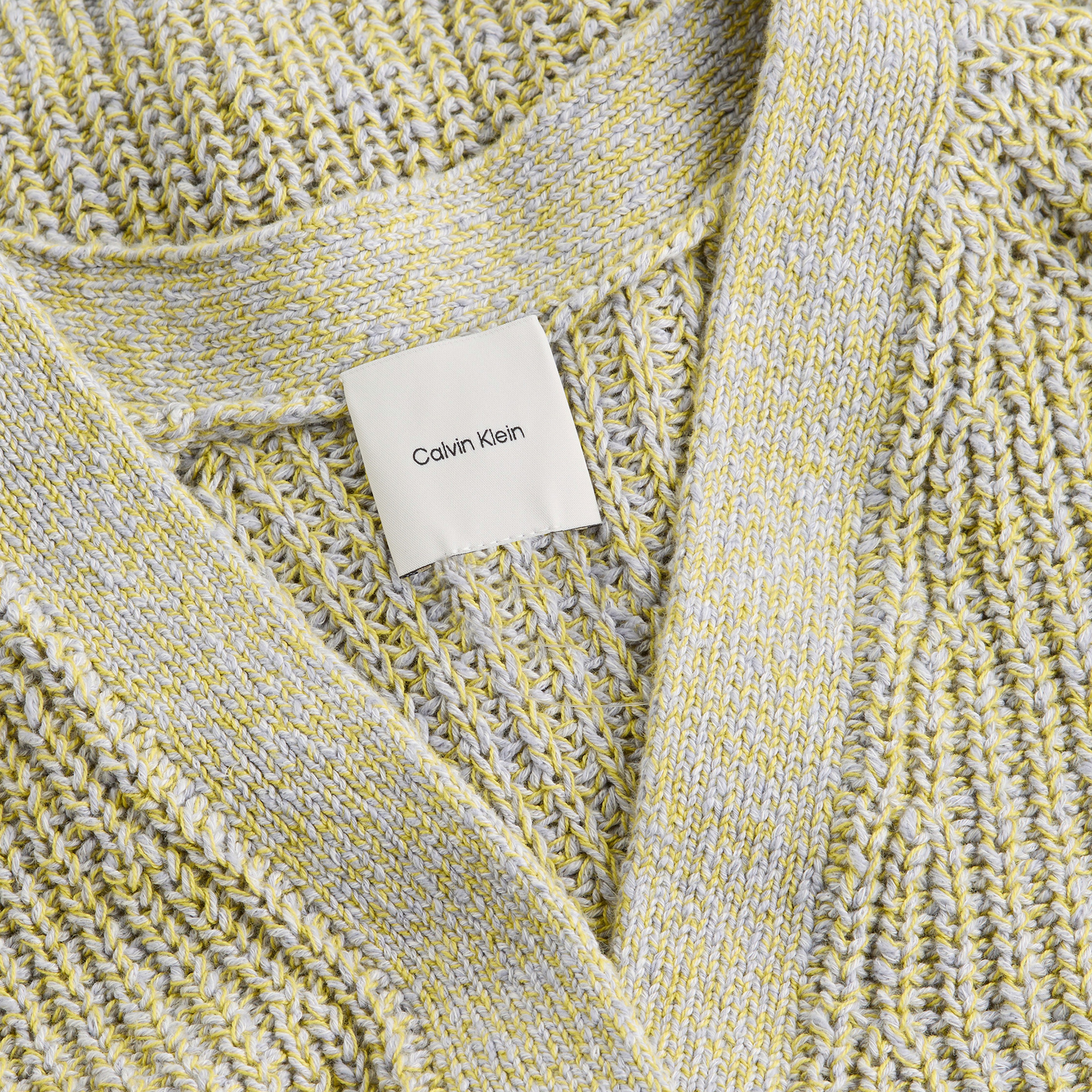 Calvin Klein Mouline Texture Cardi Kadın Beyaz Kazak