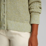 Calvin Klein Mouline Texture Cardi Kadın Beyaz Kazak