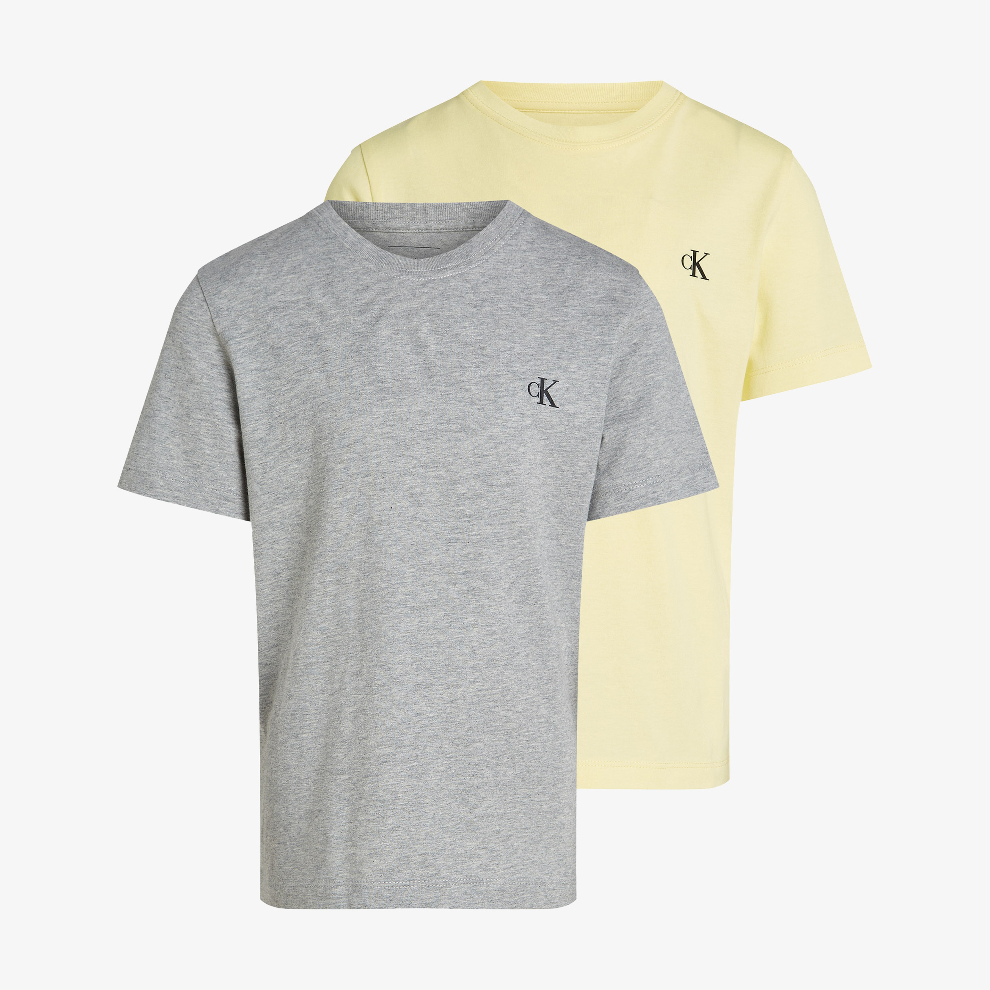 Calvin Klein 2'li Monogram Çocuk Gri T-Shirt