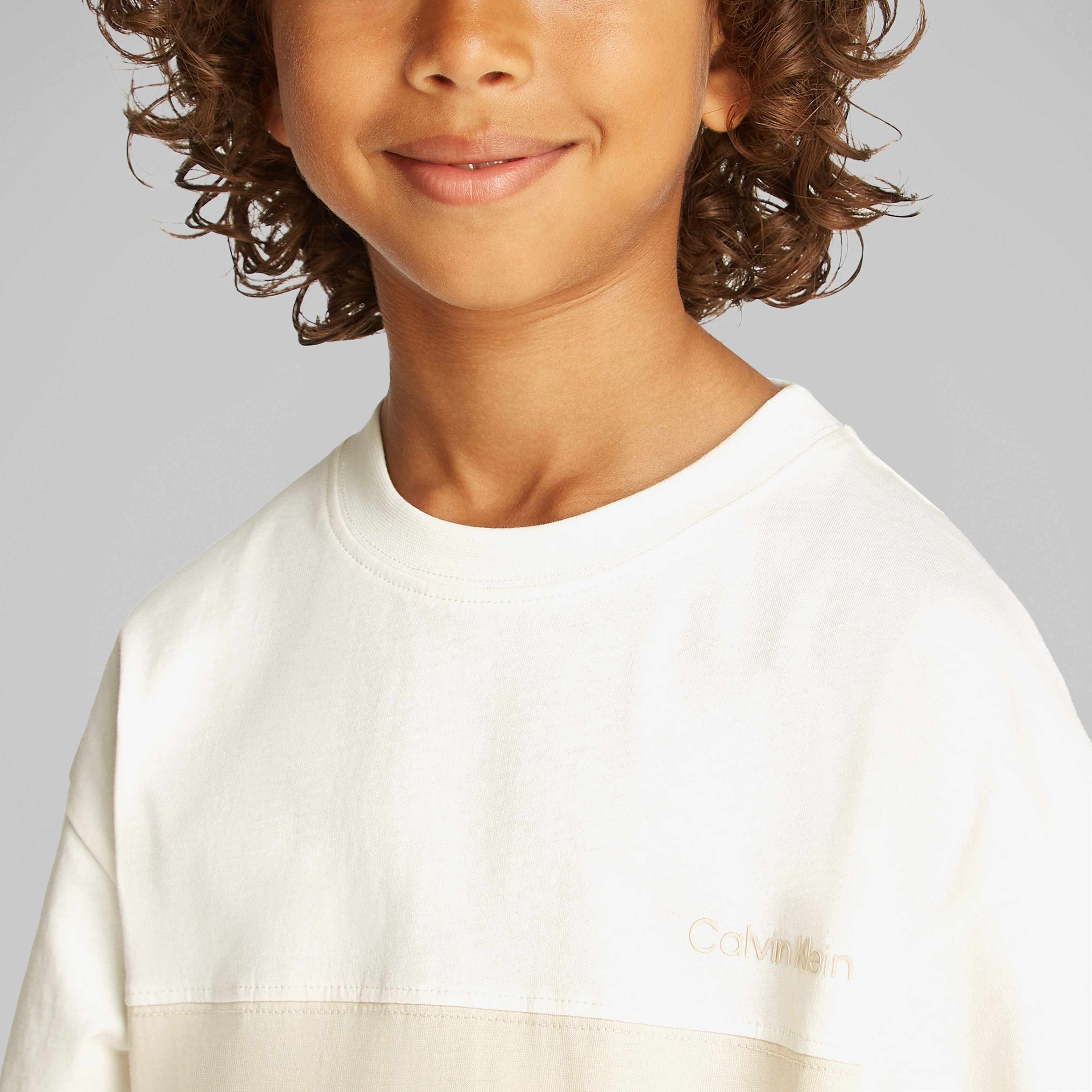 Calvin Klein Çocuk Beyaz T-Shirt