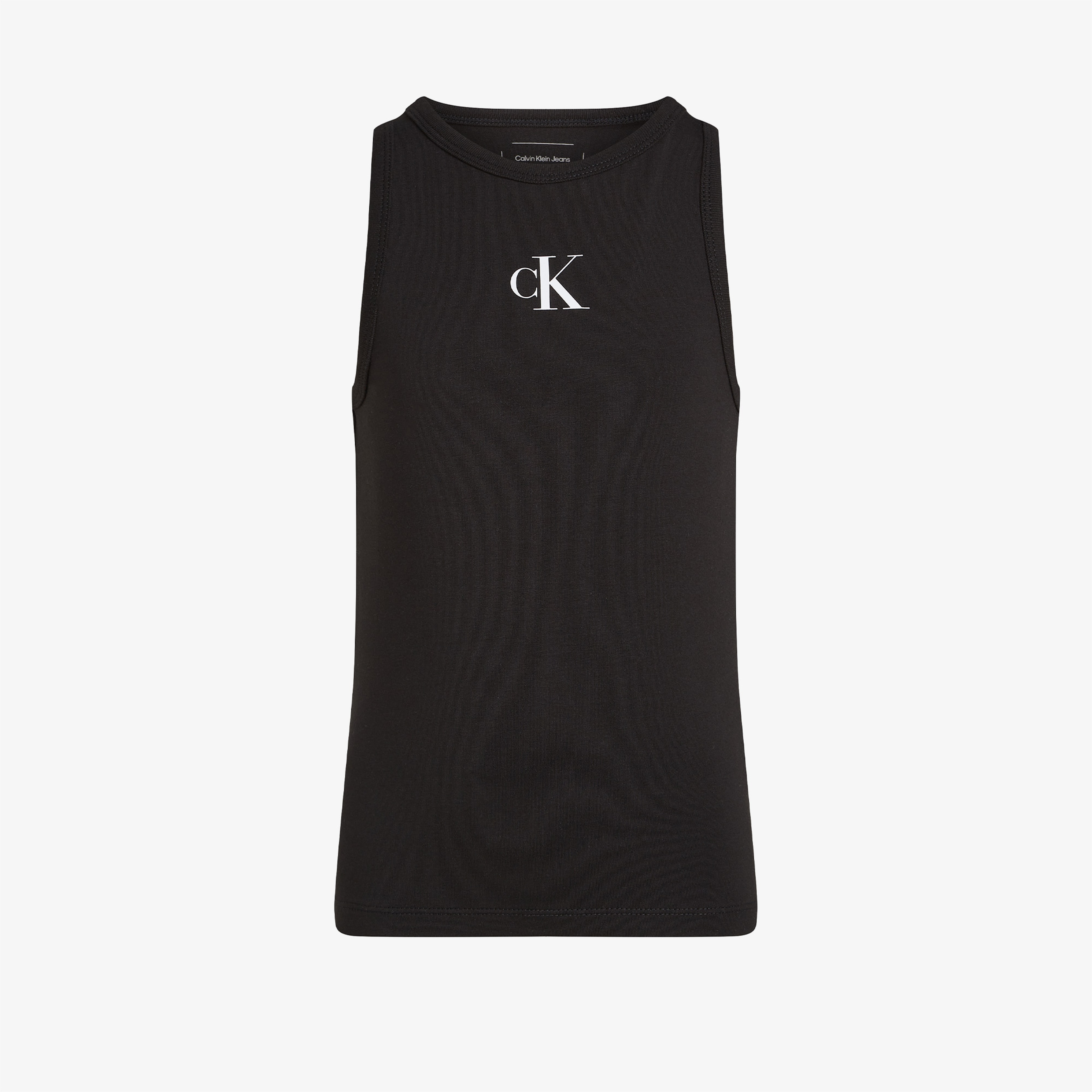 Calvin Klein Logo Tank Çocuk Siyah T-Shirt