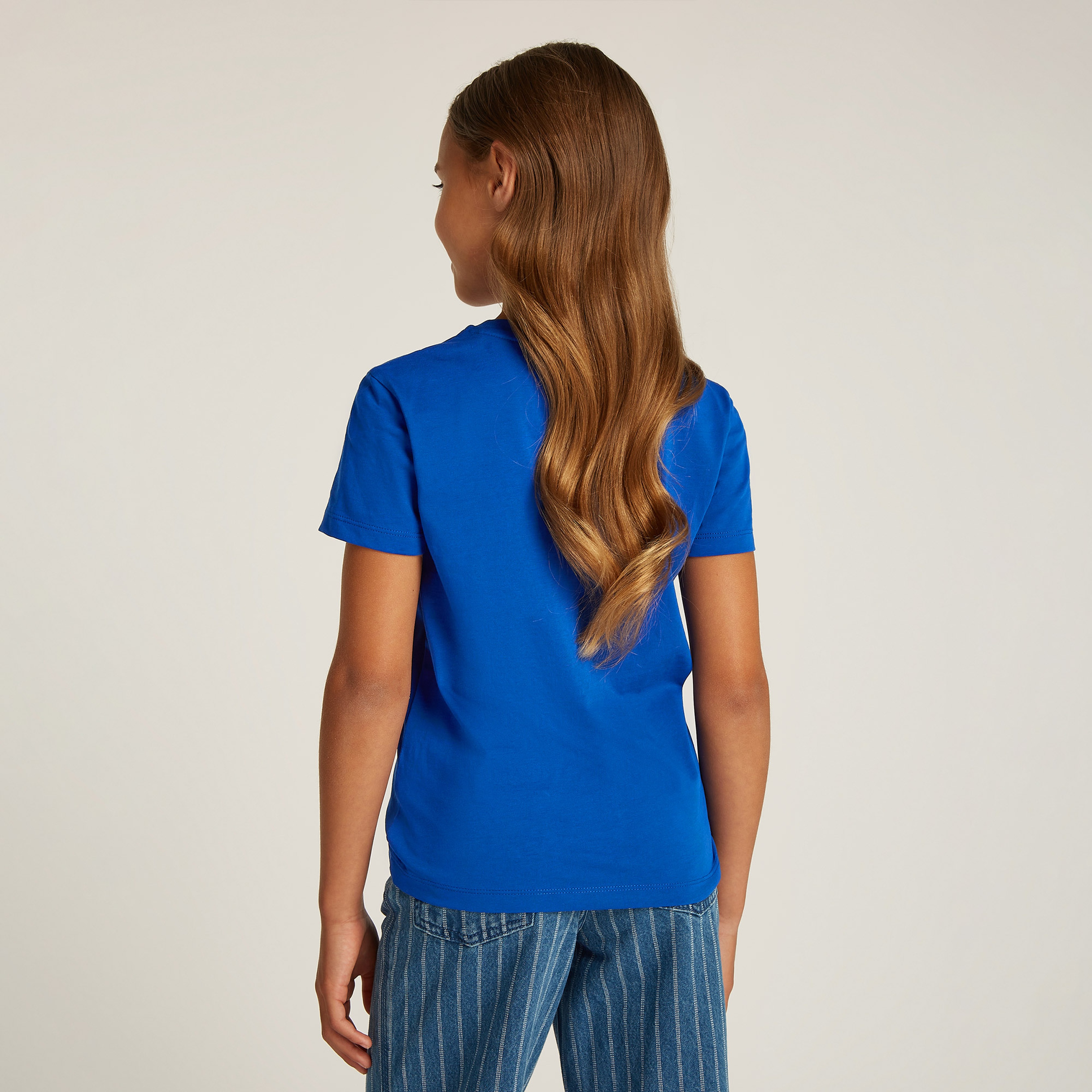 Calvin Klein Graphic Çocuk Mavi T-Shirt