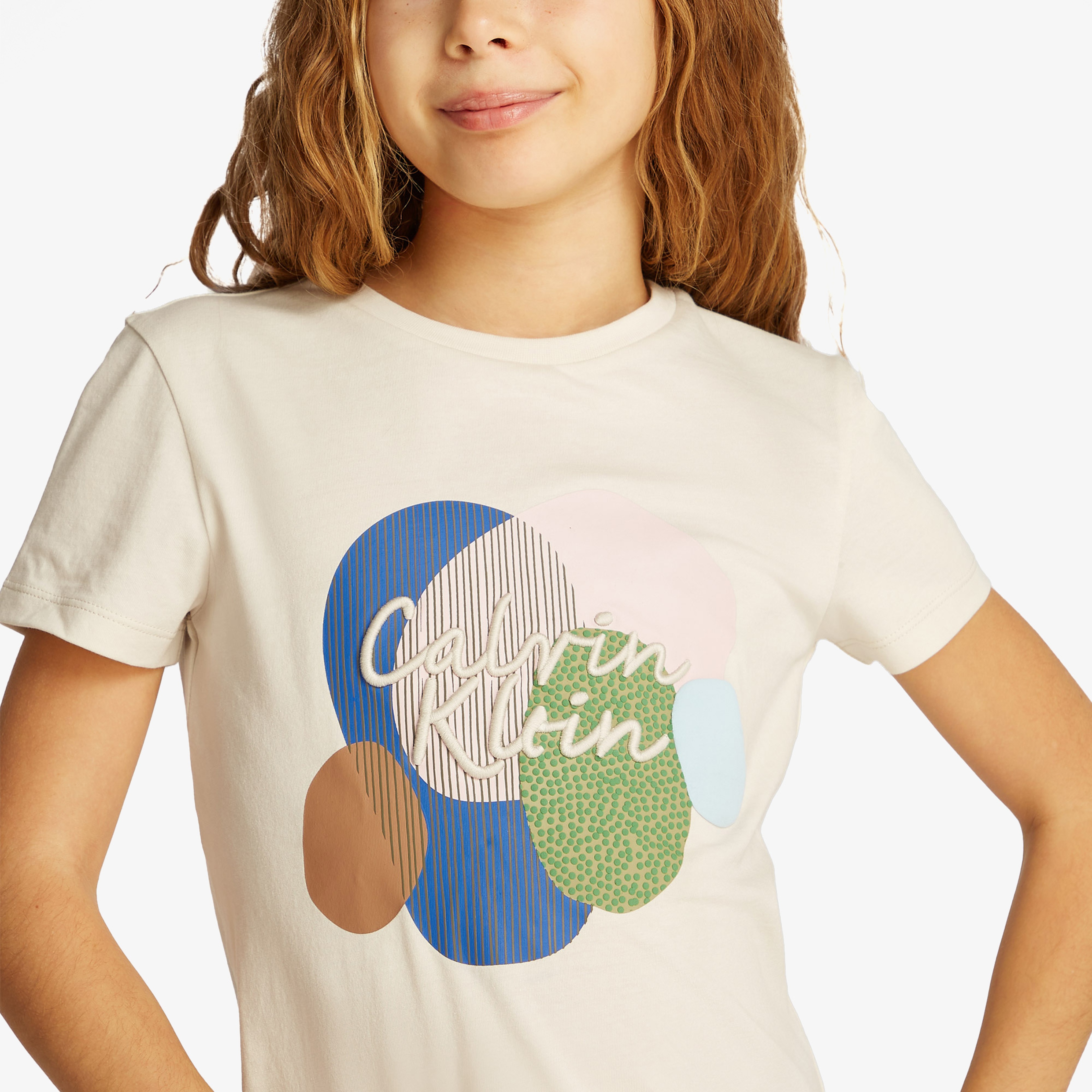 Calvin Klein Çocuk Bej T-Shirt