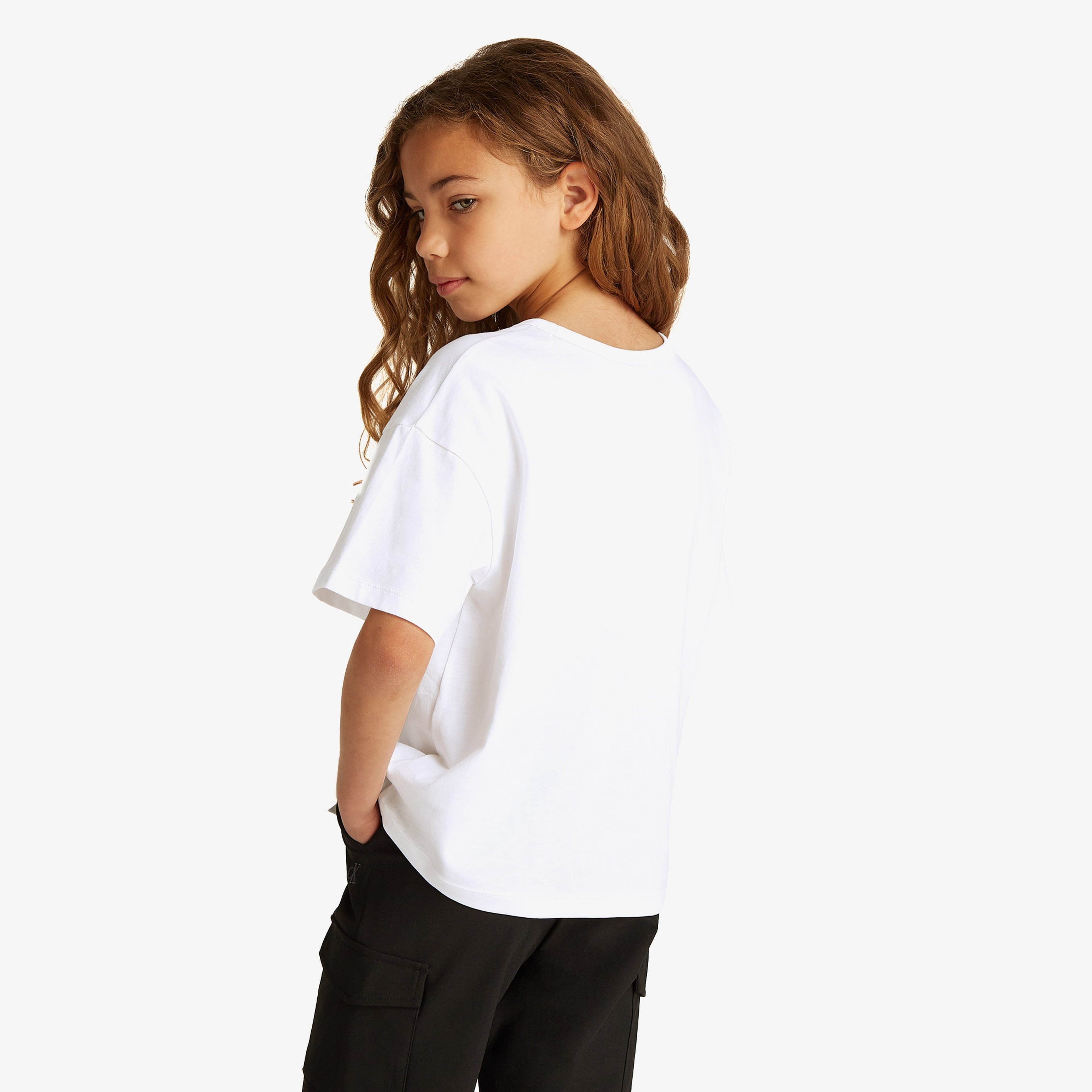 Calvin Klein Çocuk Beyaz T-Shirt