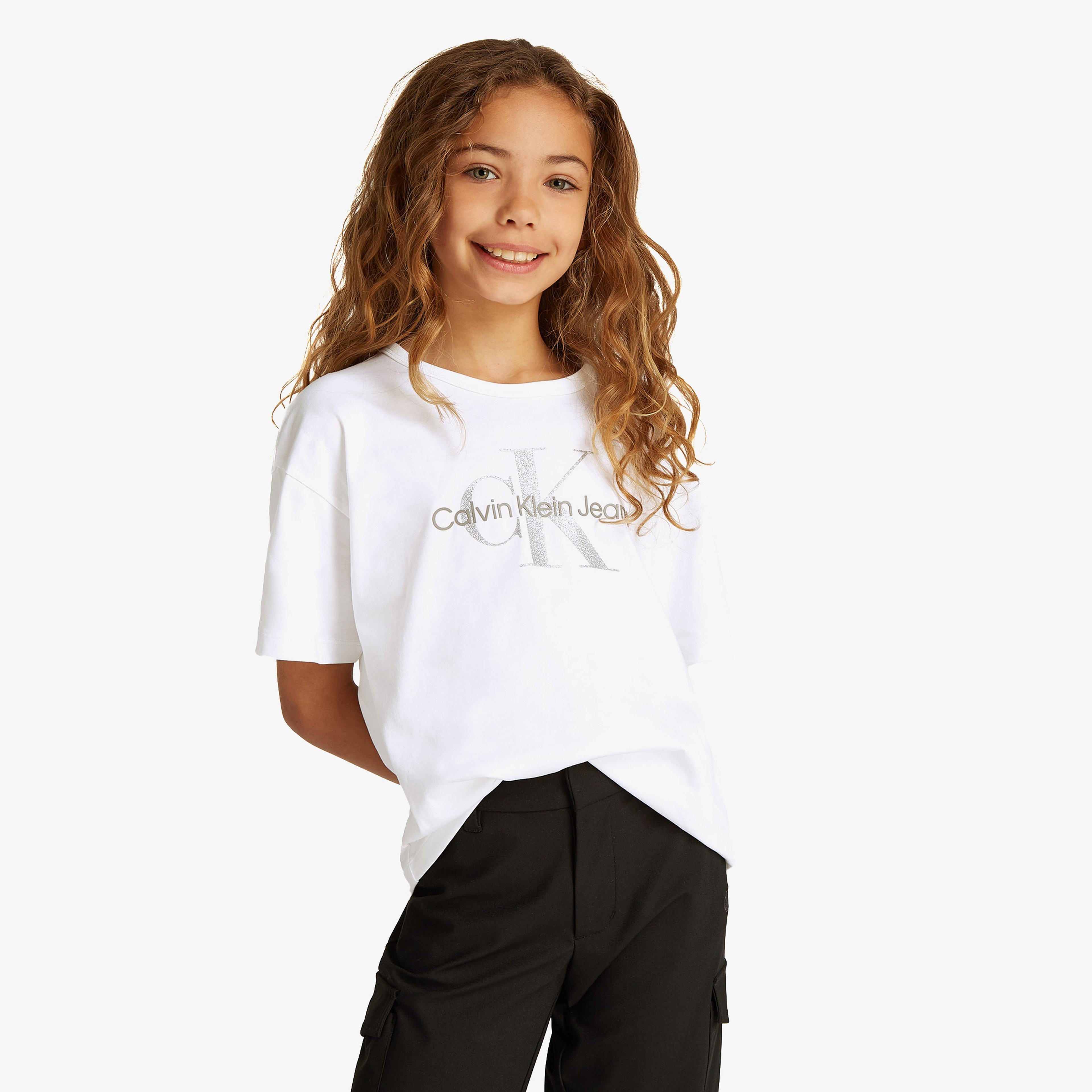Calvin Klein Çocuk Beyaz T-Shirt