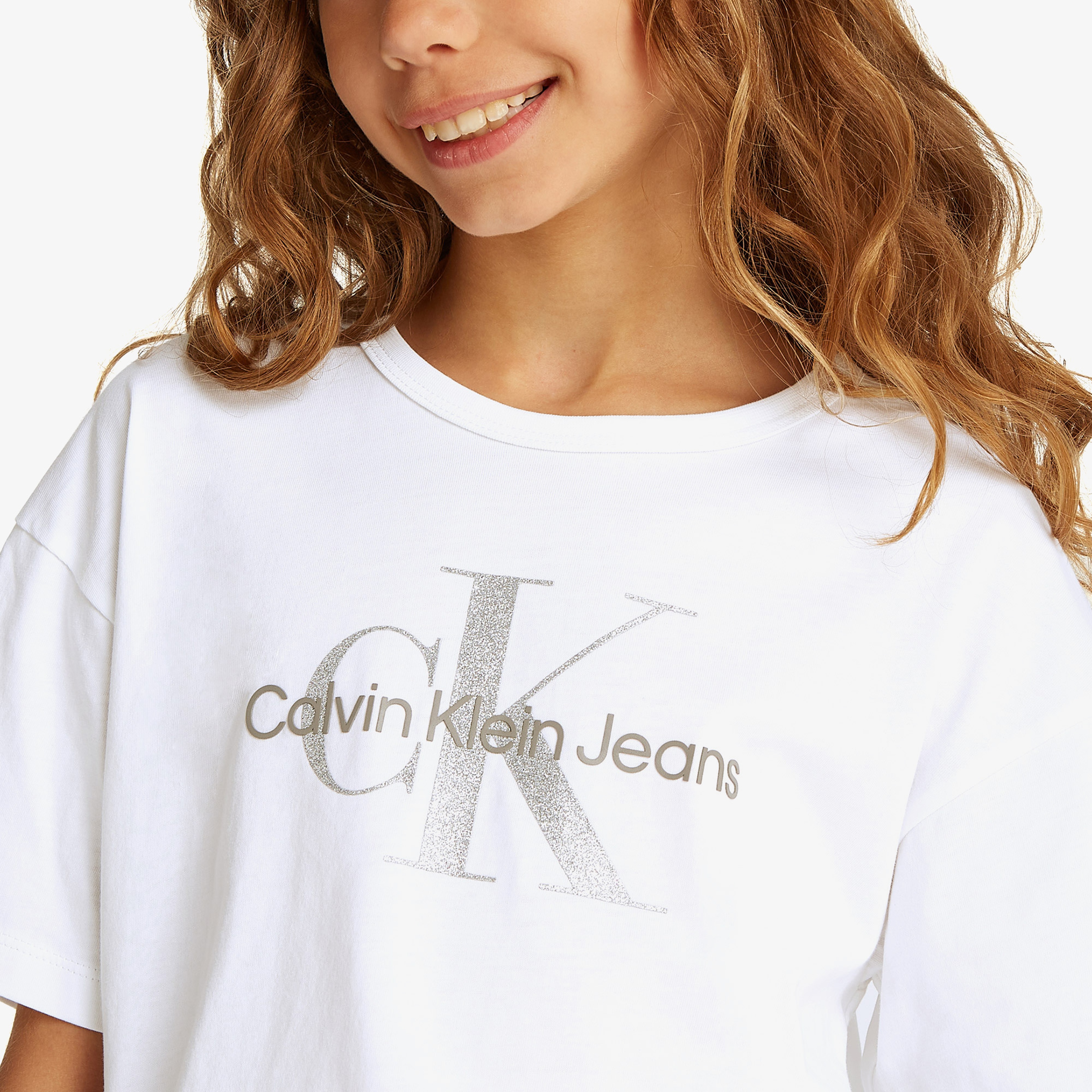 Calvin Klein Çocuk Beyaz T-Shirt