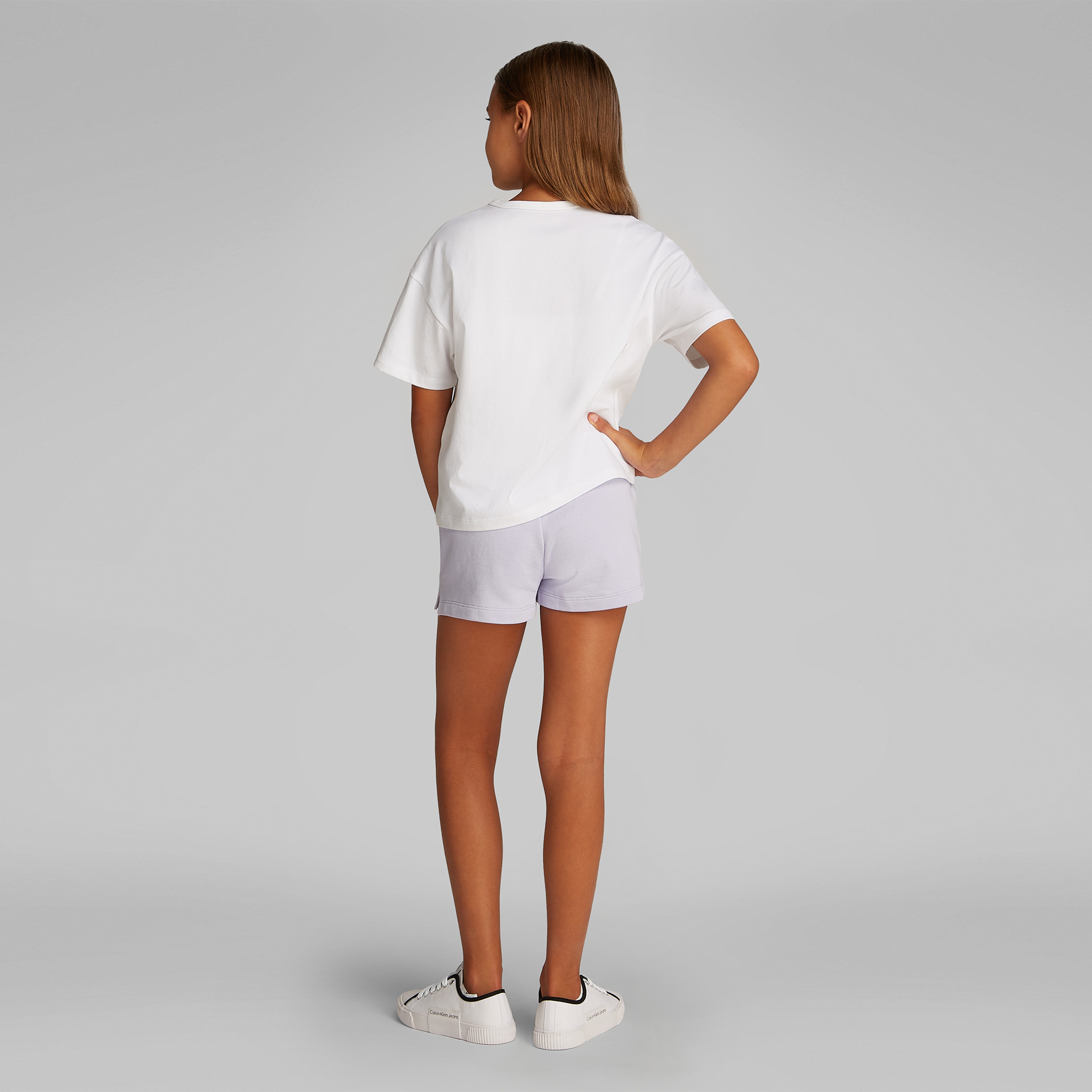 Calvin Klein Metallic Çocuk Siyah T-Shirt