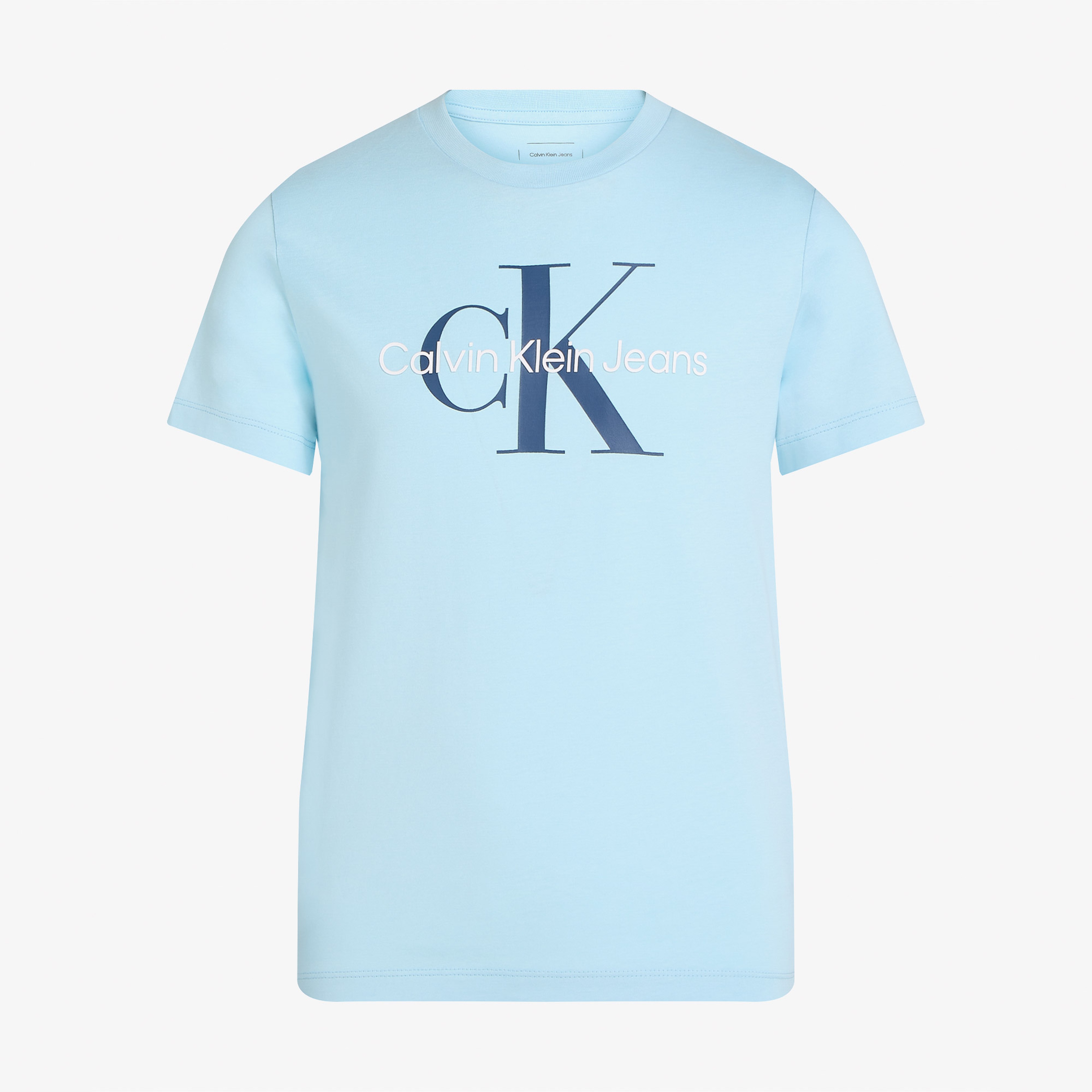 Calvin Klein Monogram Çocuk Mavi T-Shirt