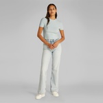 Calvin Klein Fitted Kadın Mavi T-Shirt