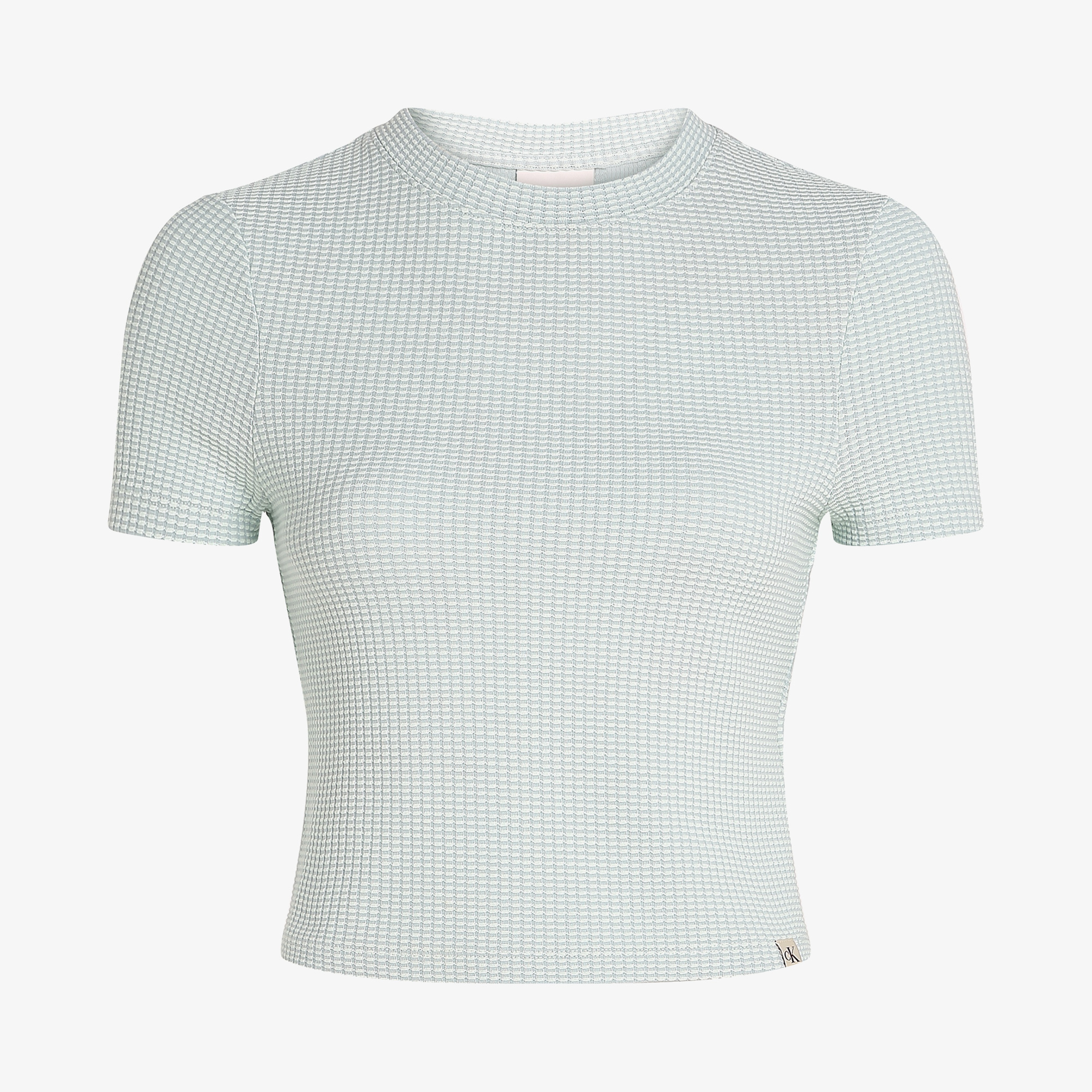 Calvin Klein Fitted Kadın Mavi T-Shirt