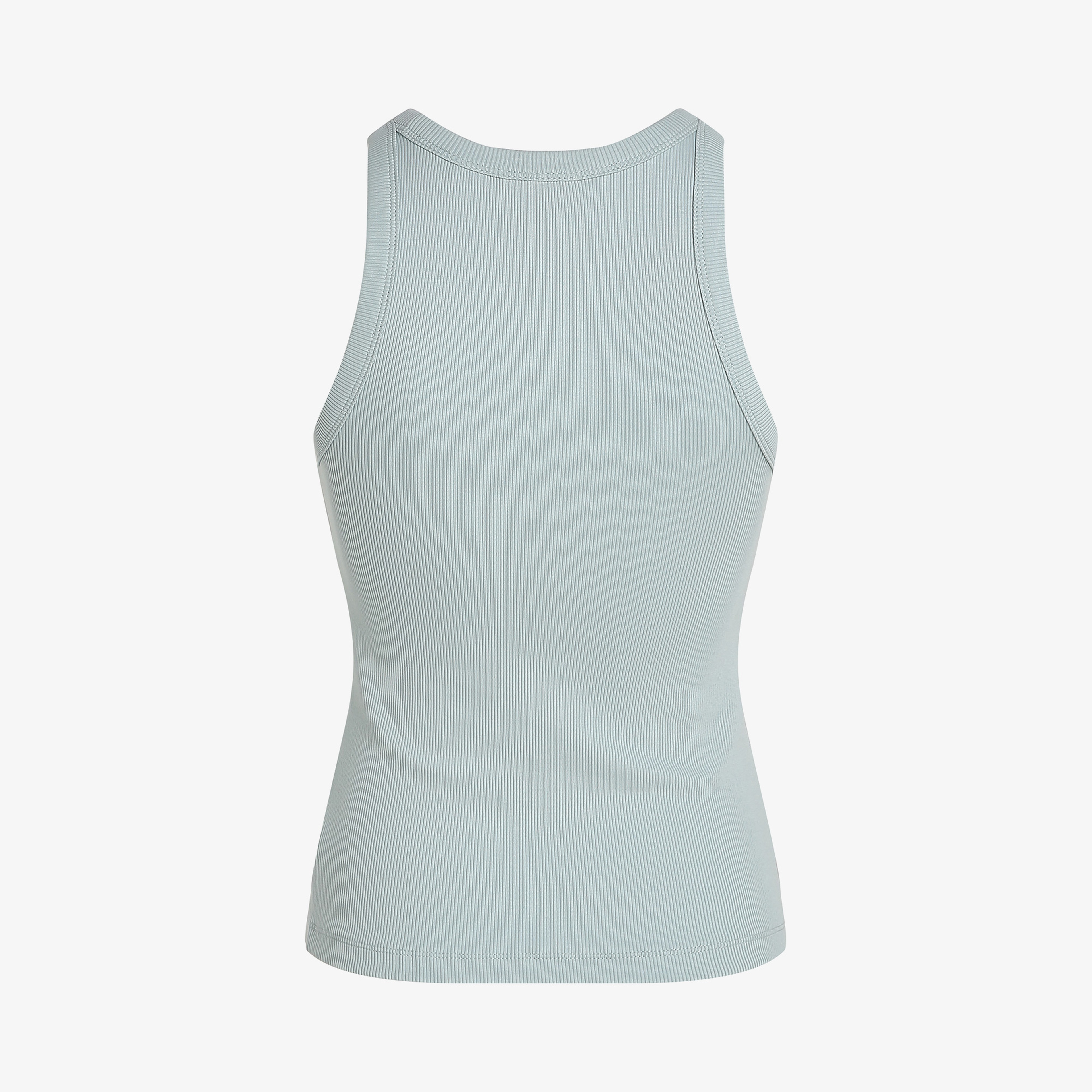 Calvin Klein Woven Label Tank Kadın Mavi Kolsuz T-Shirt