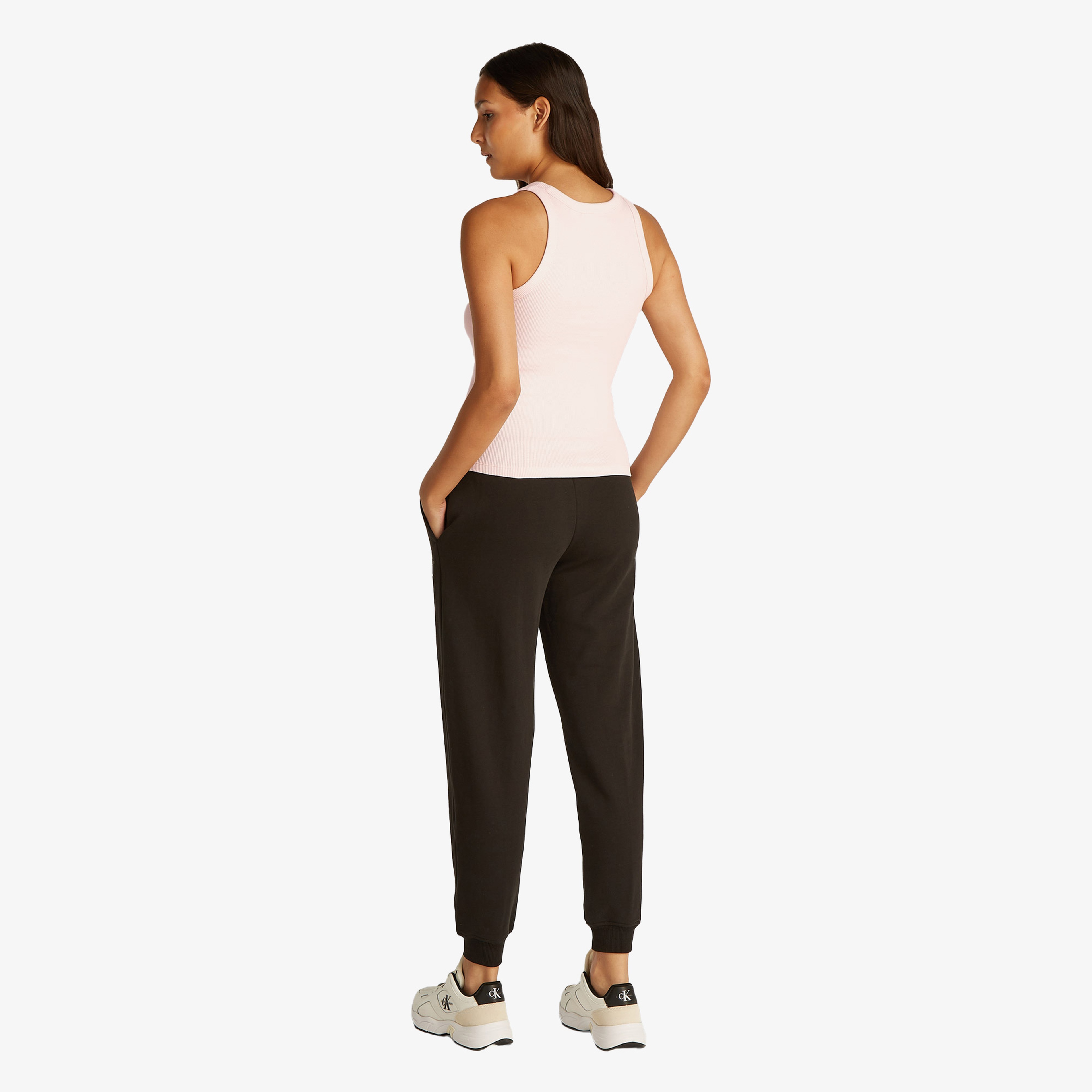 Calvin Klein Kadın Pembe Kolsuz T-Shirt