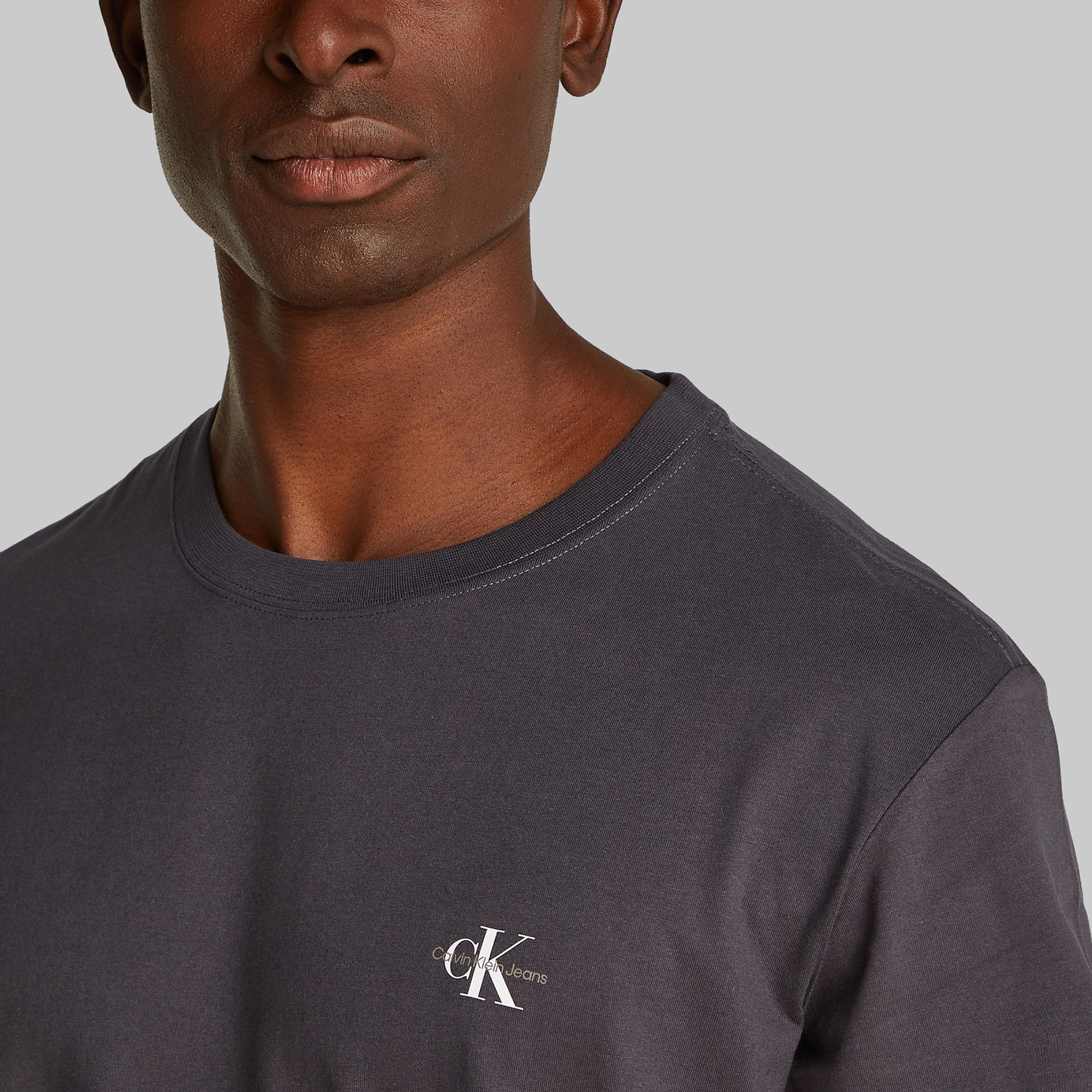 Calvin Klein 2'li Monologo Erkek Antrasit T-Shirt