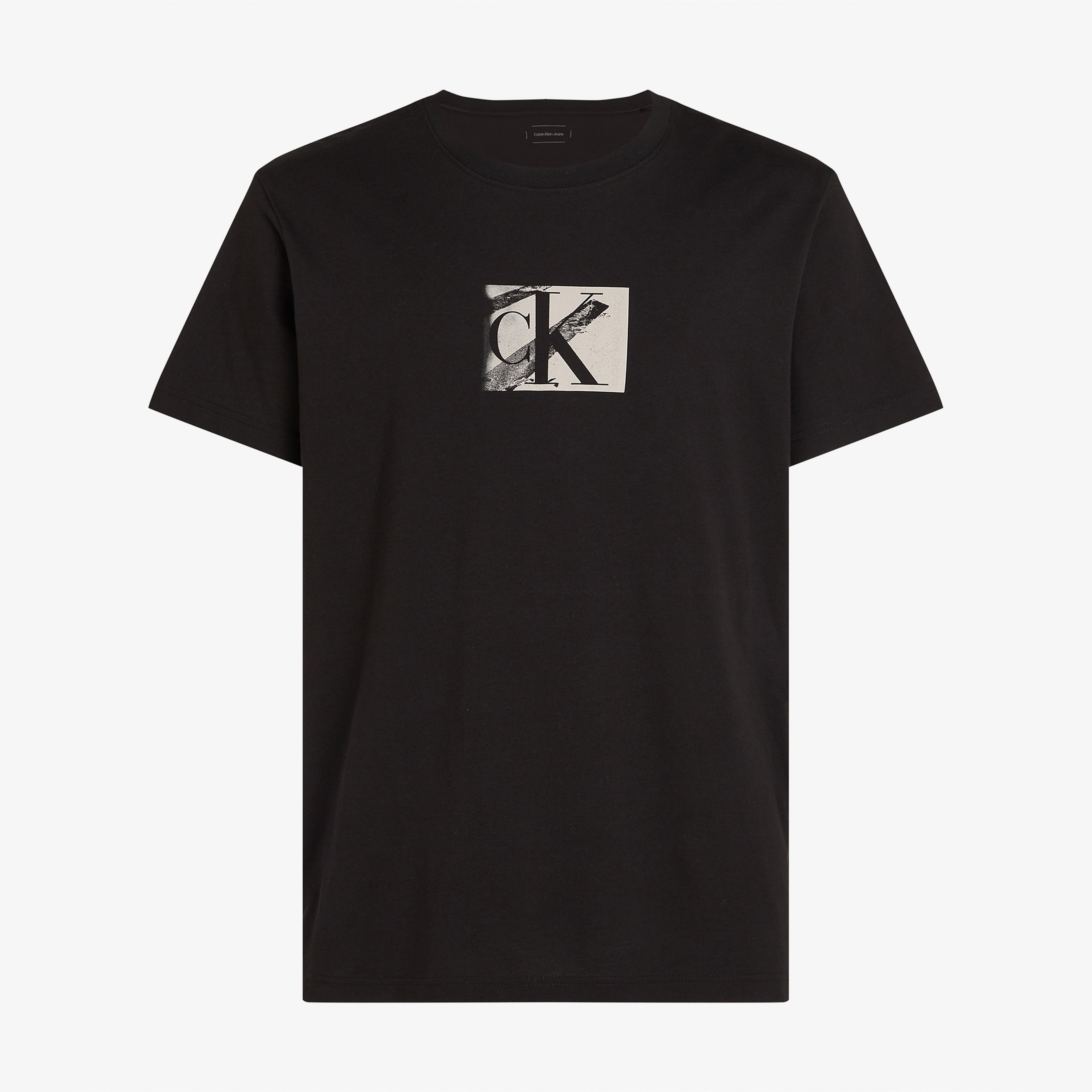 Calvin Klein Small Box Erkek Siyah T-Shirt