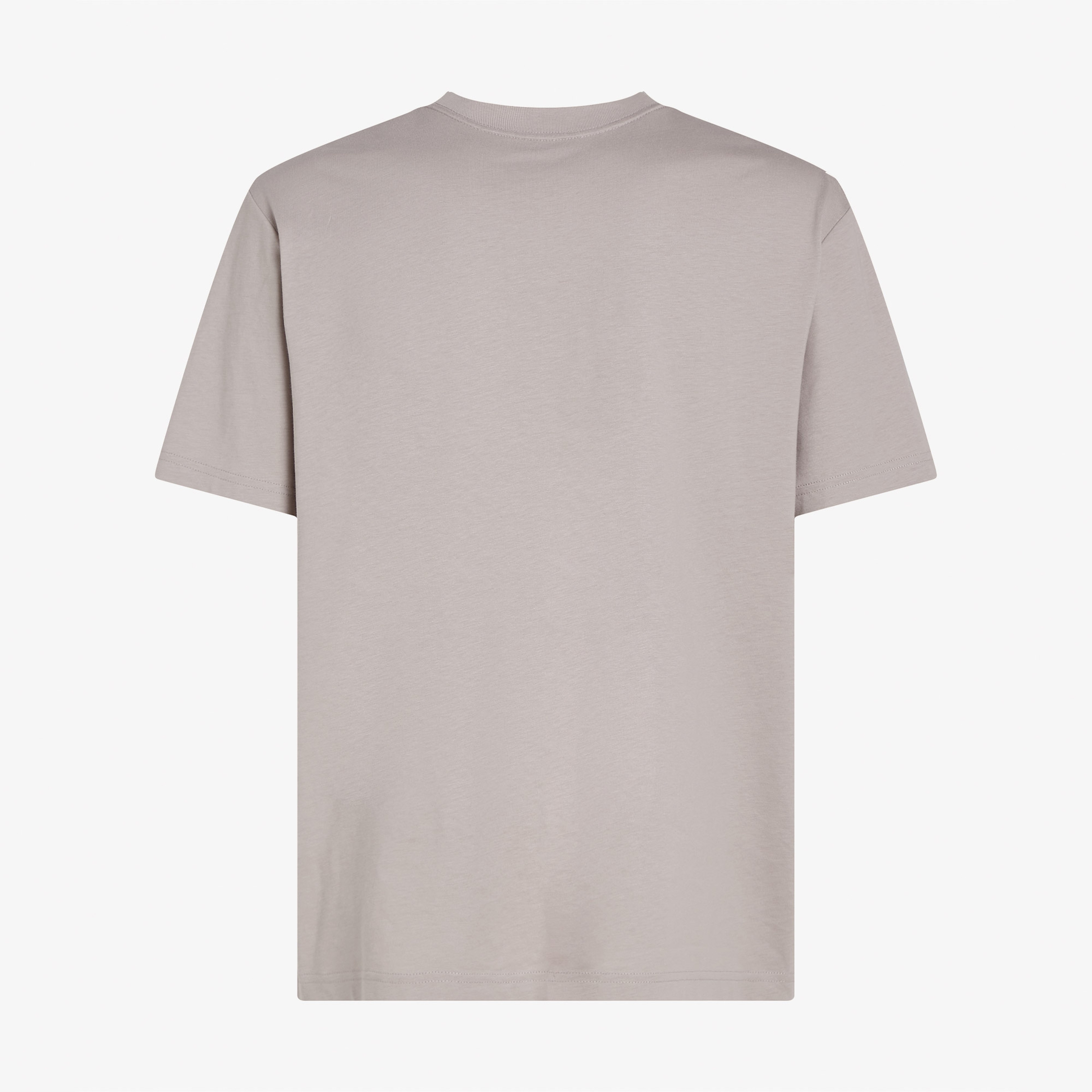 Calvin Klein Textured Monologo Erkek Gri T-Shirt