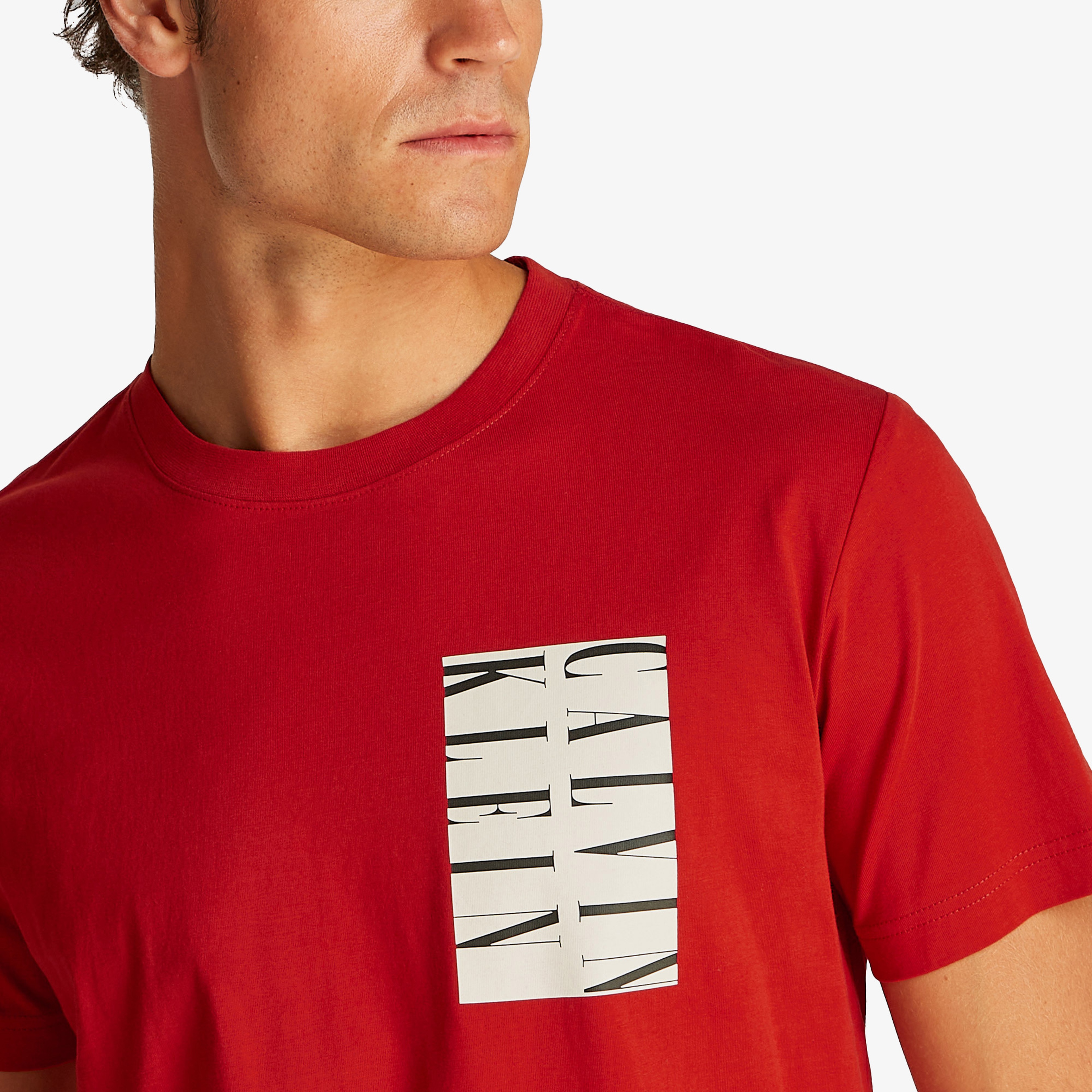 Calvin Klein Erkek Kırmızı T-Shirt