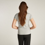 Calvin Klein Liquid Touch C-Nk Top Kadın Gri T-Shirt