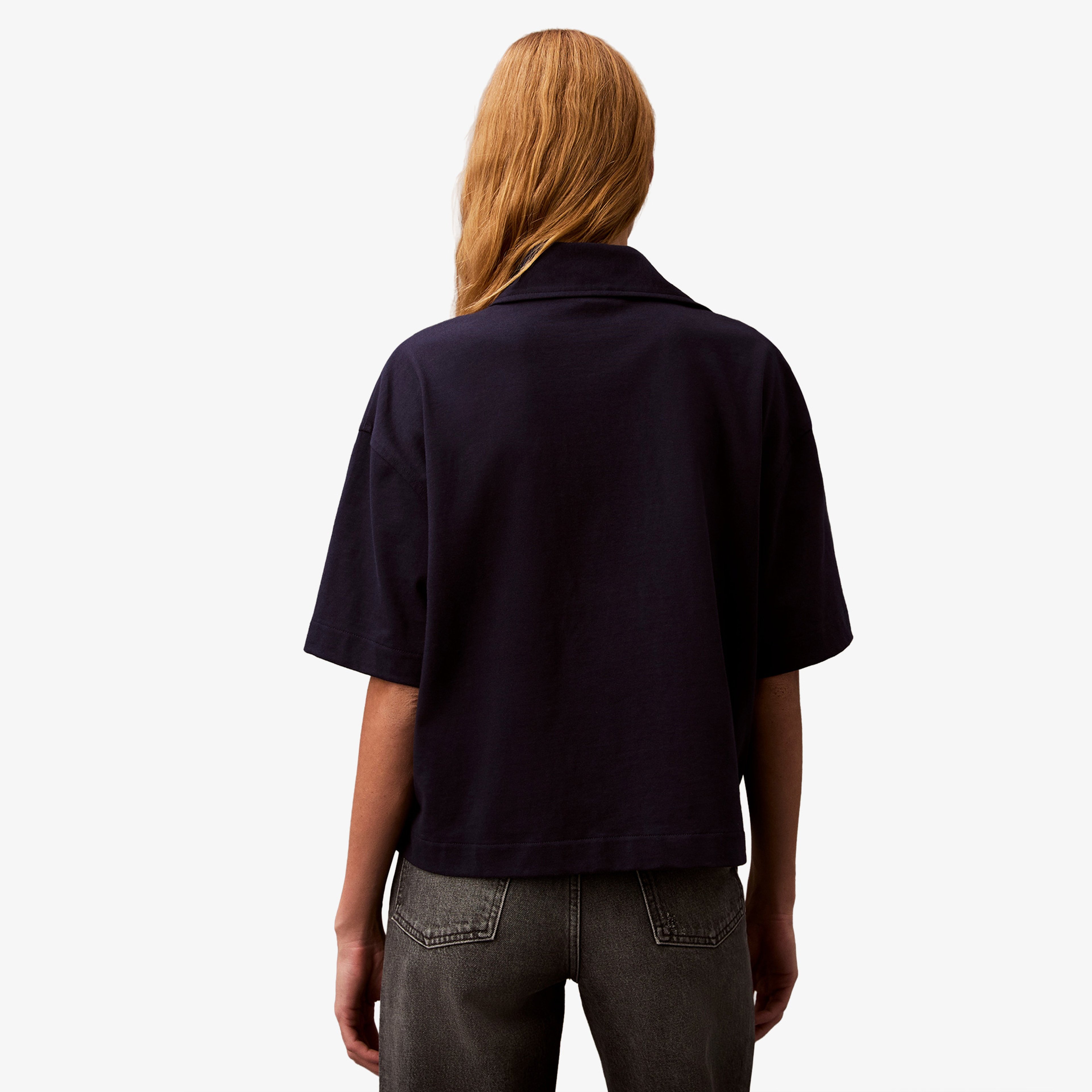 Calvin Klein Rugby Kadın Lacivert Polo