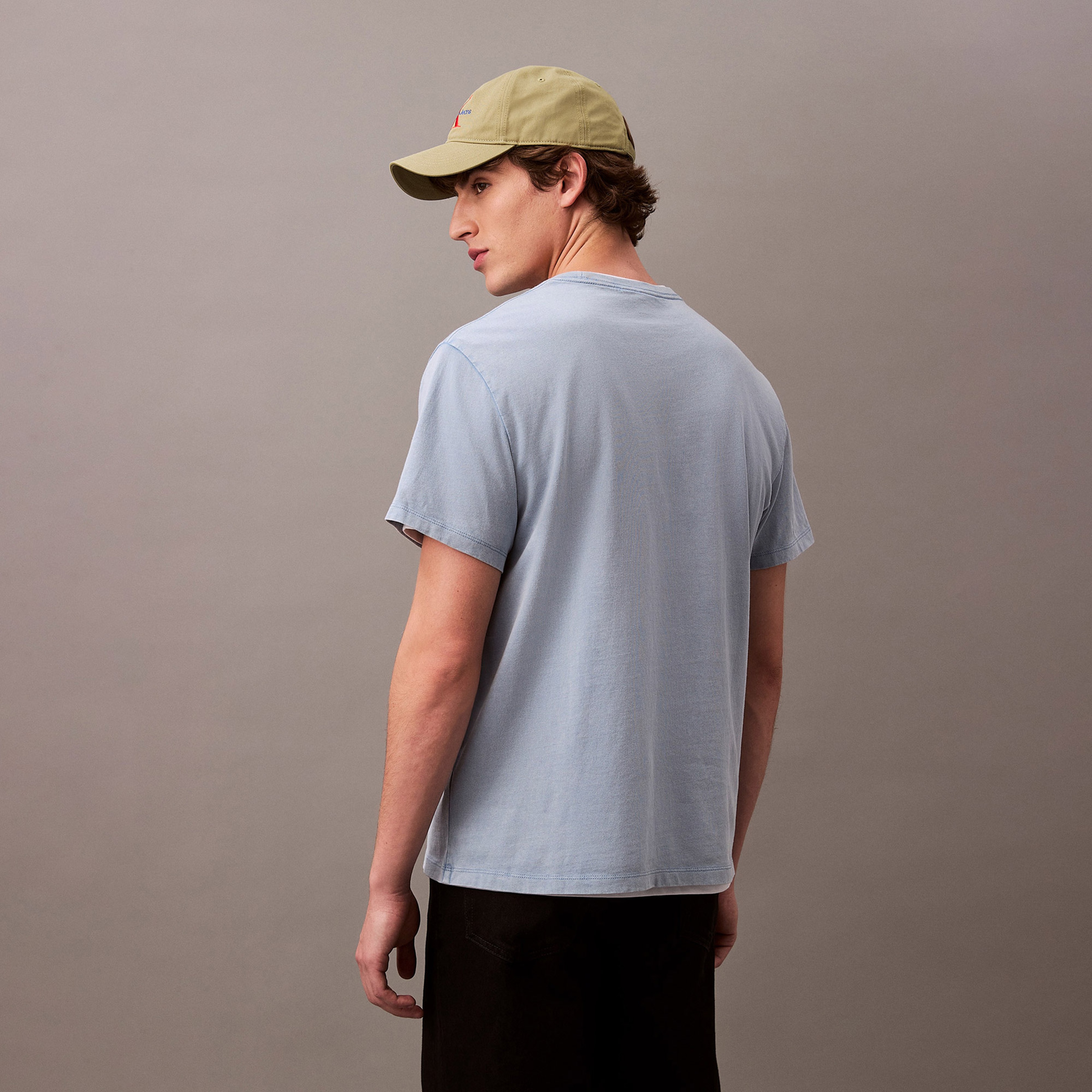 Calvin Klein Erkek Mavi T-Shirt