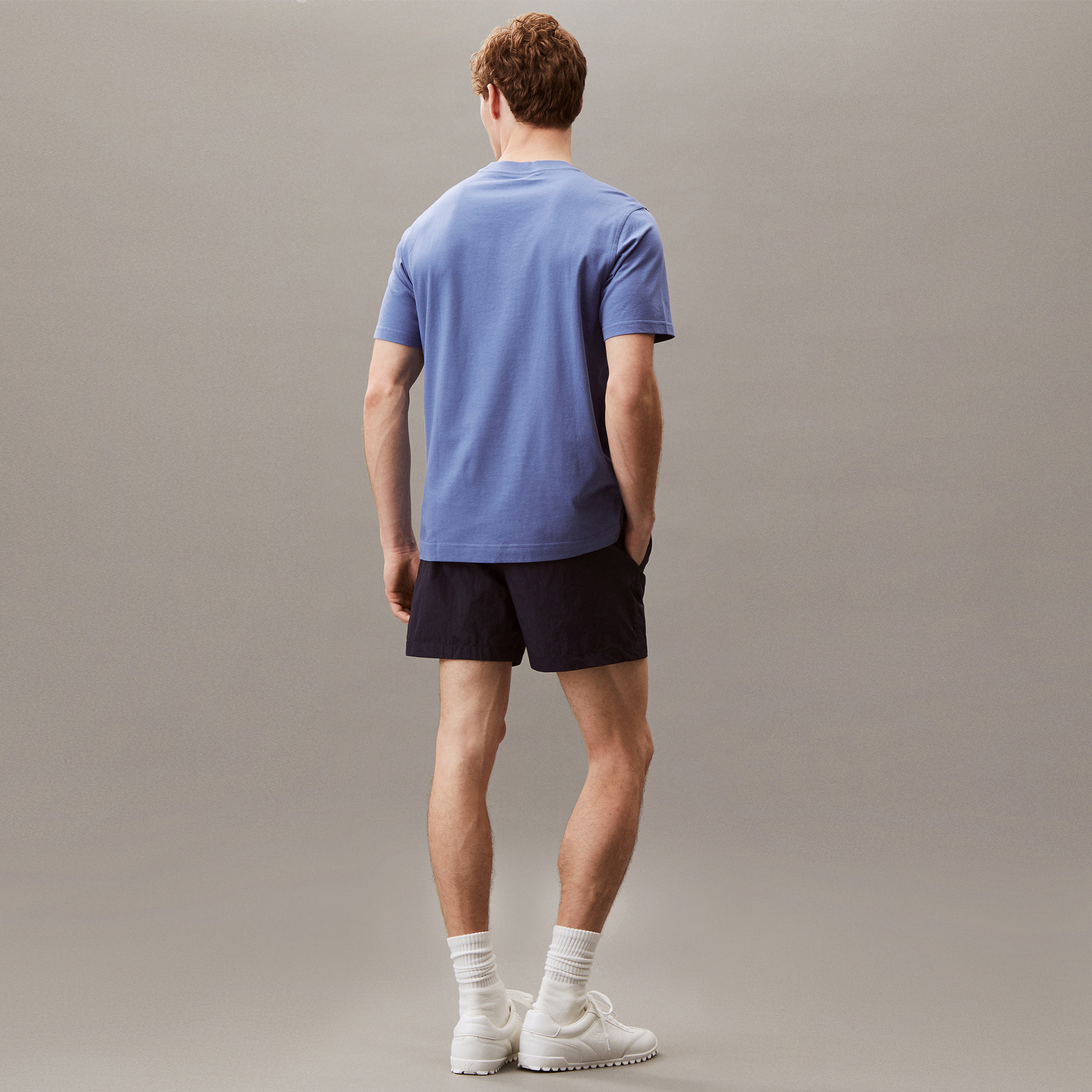 Calvin Klein Graphic Erkek Mavi T-Shirt