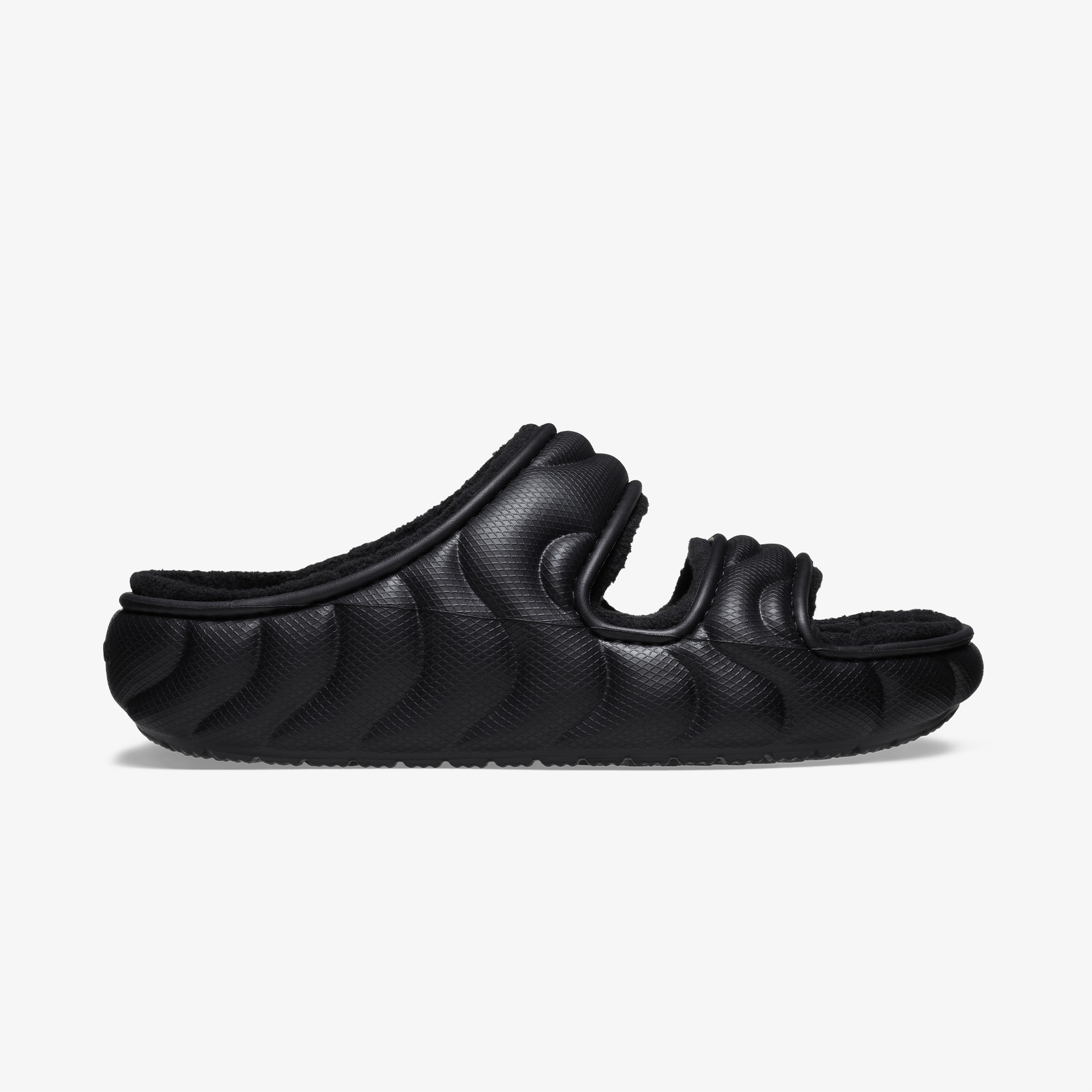 Crocs Classic Cozzzy Overpuff Sandal Unisex Siyah Terlik