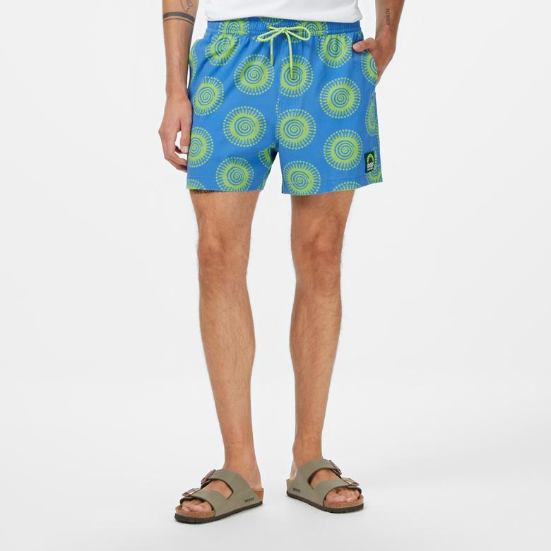 Deus Ex Machina Portal Erkek Mavi Mayo Şort