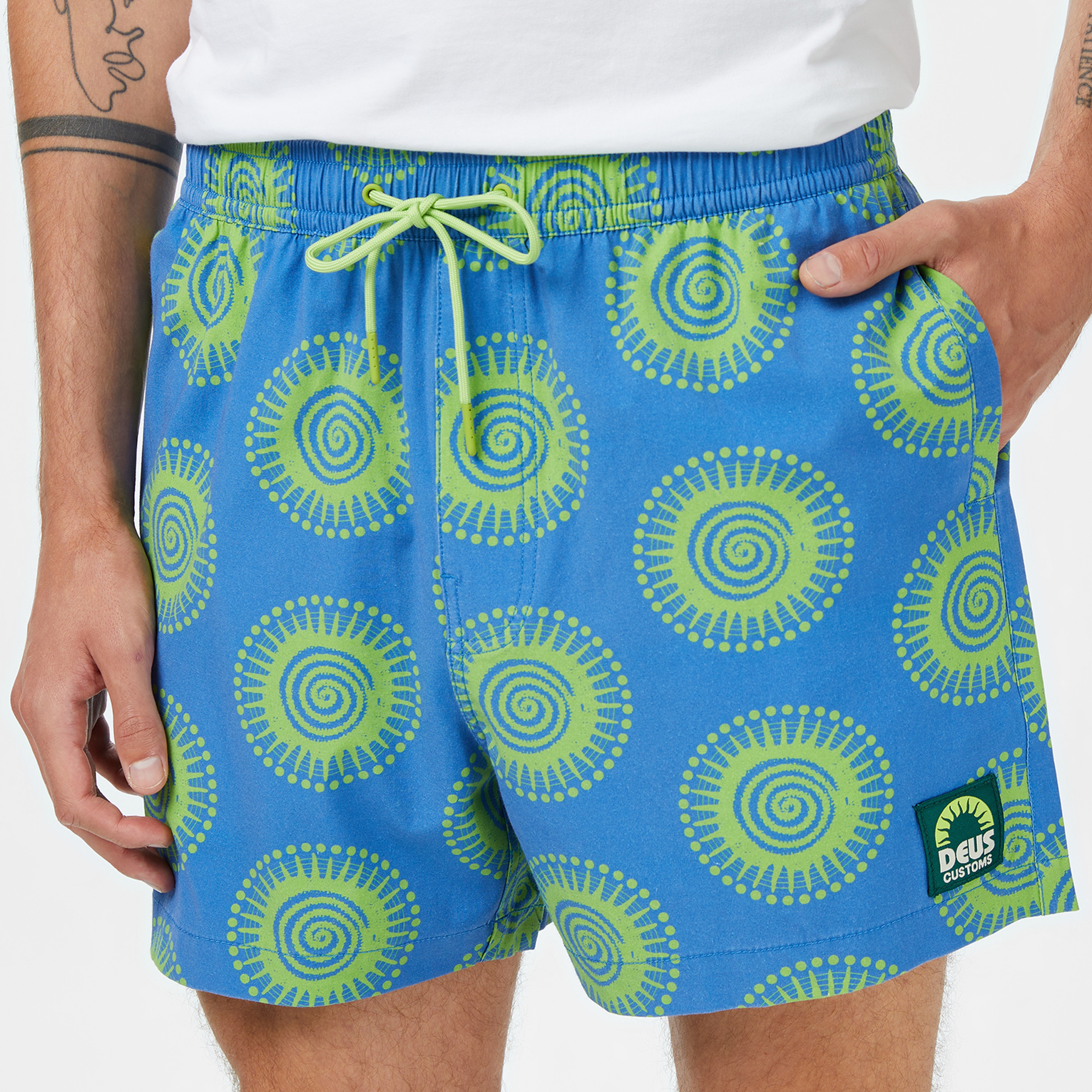 Deus Ex Machina Portal Erkek Mavi Mayo Şort