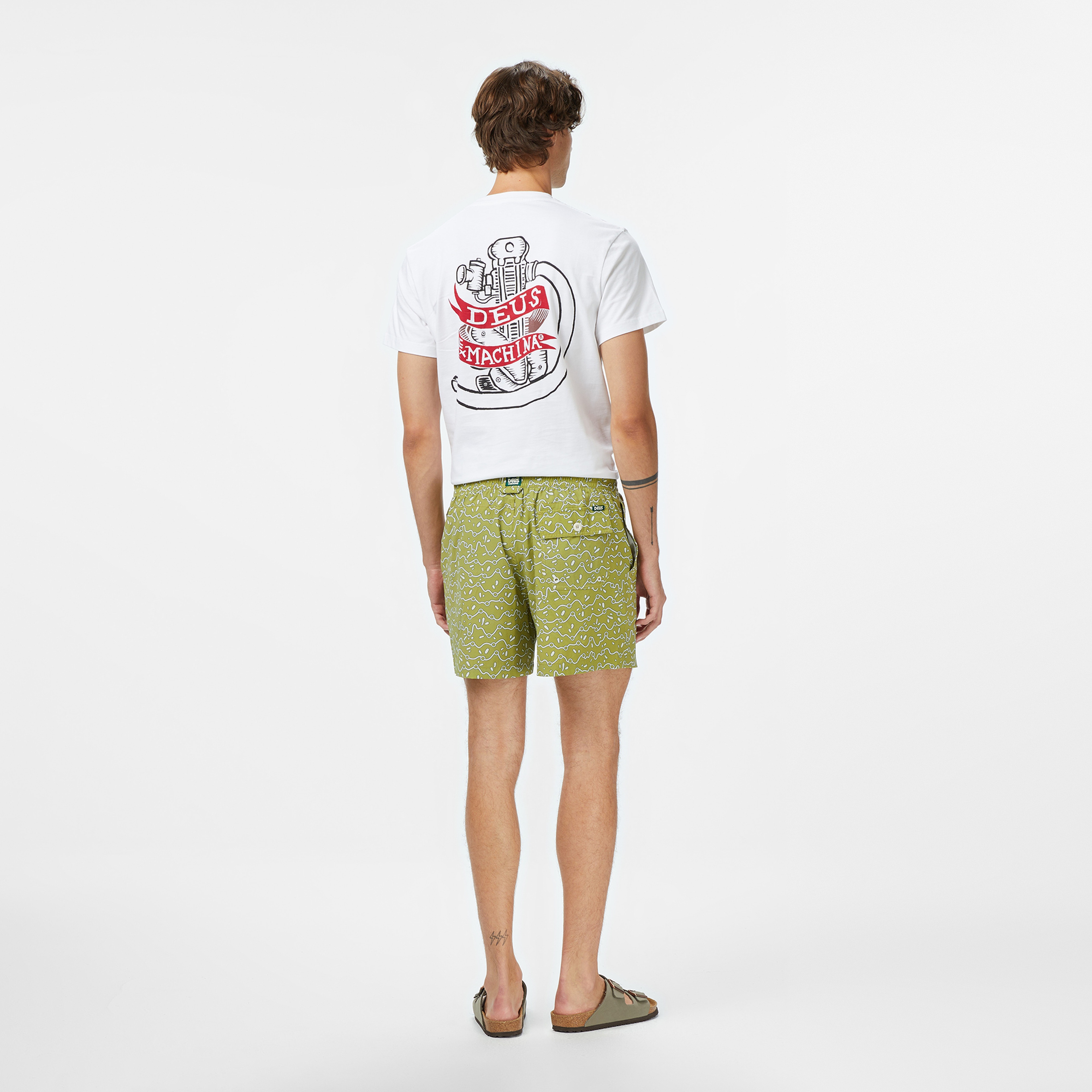 Deus Ex Machina Phosphene Erkek Yeşil Mayo Şort