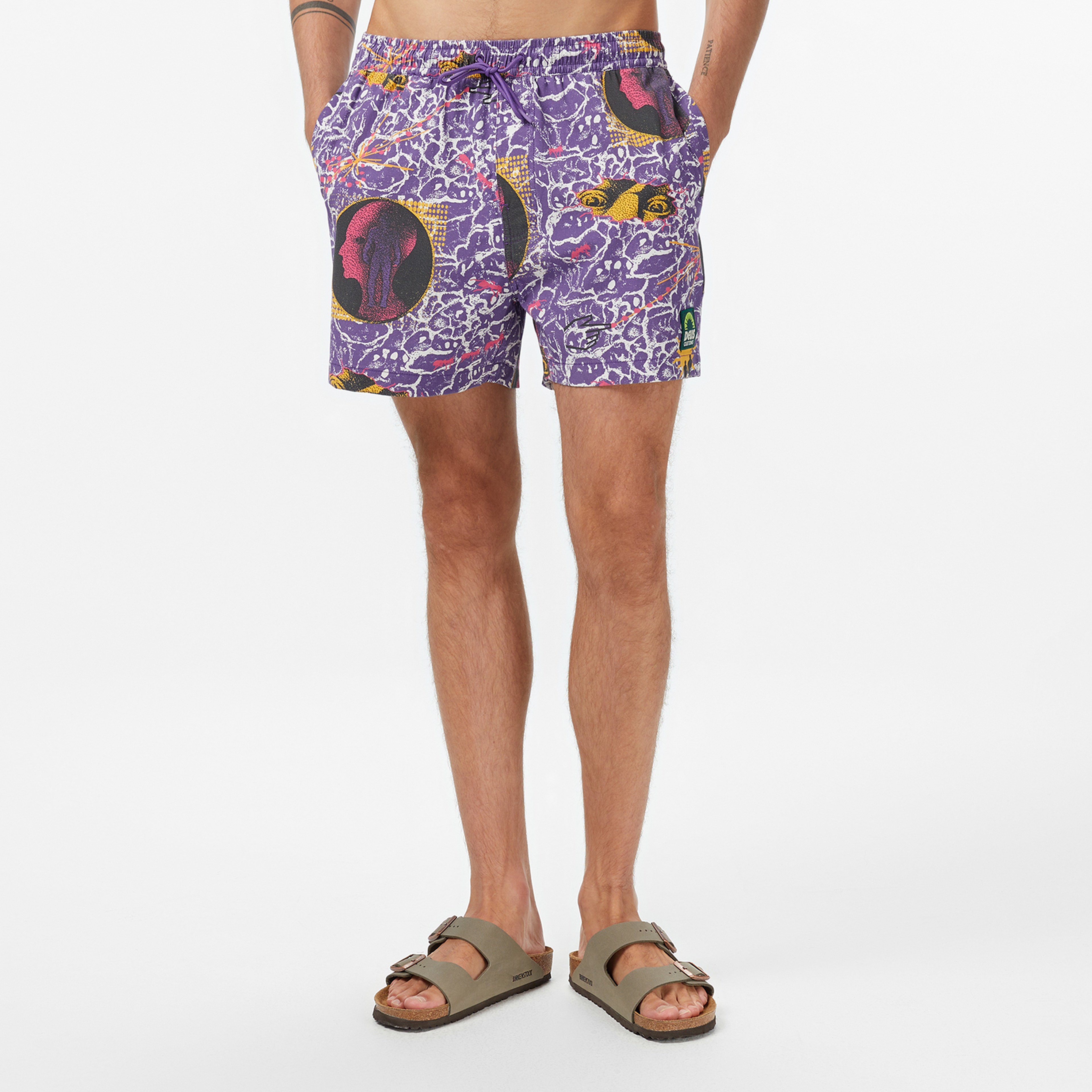 Deus Ex Machina Future History Erkek Mor Mayo Şort