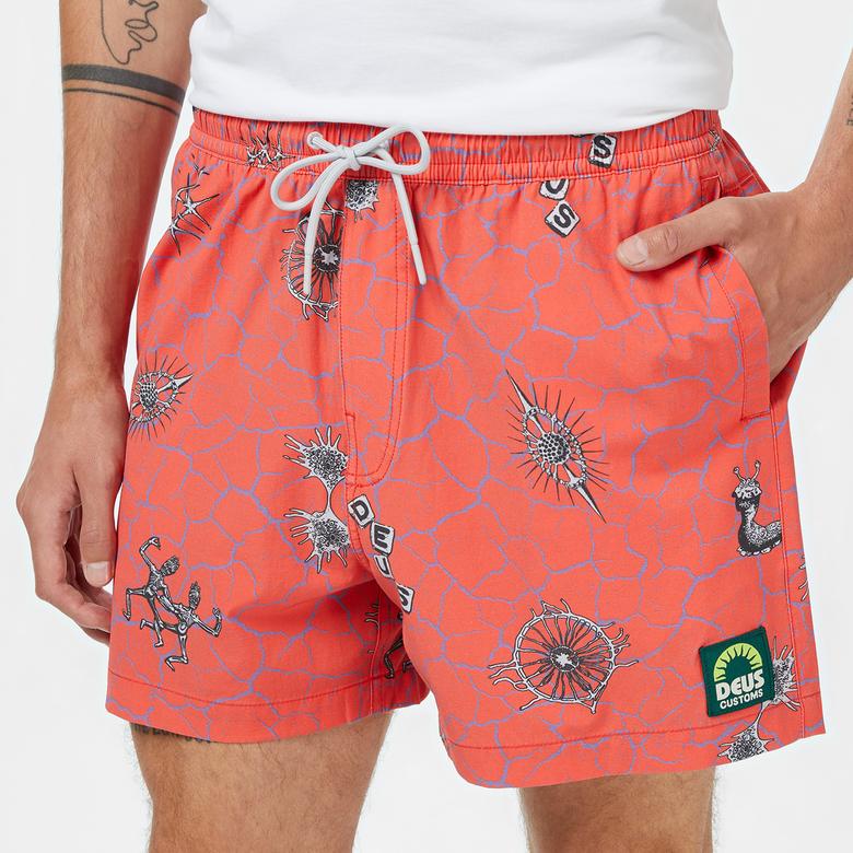 Deus Ex Machina Vibrant Virus Erkek Pembe Mayo Şort