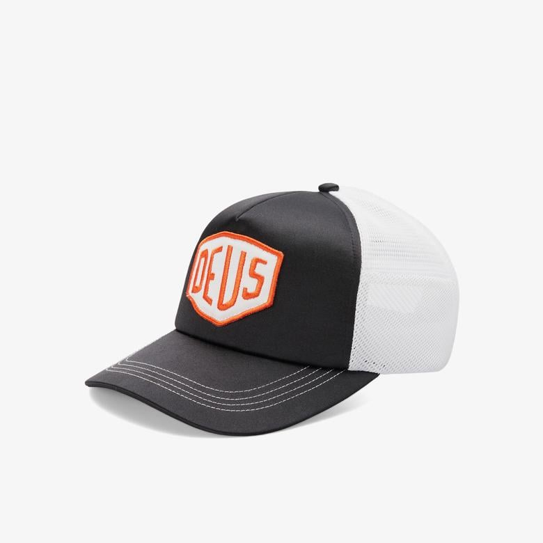 Deus Ex Machina Shield Luxx Trucker Erkek Siyah Şapka