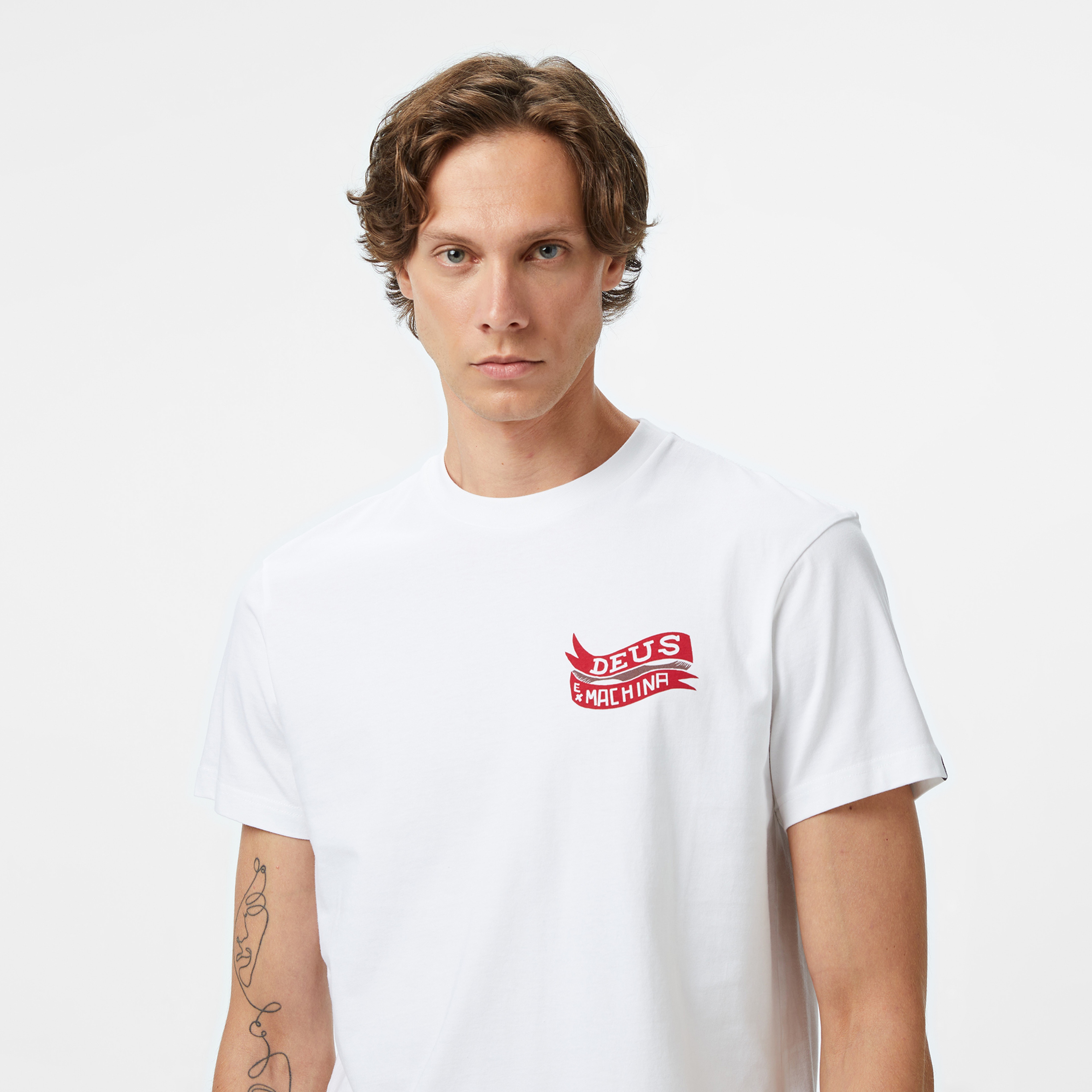 Deus Ex Machina Jailer Sappy Erkek Beyaz T-Shirt