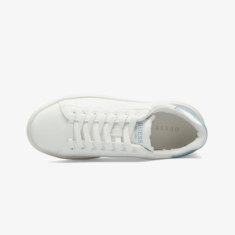 Guess Elbina Leather Kadın Beyaz Sneaker