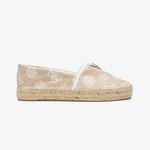 Guess Jolandon Logo Kadın Krem Espadril