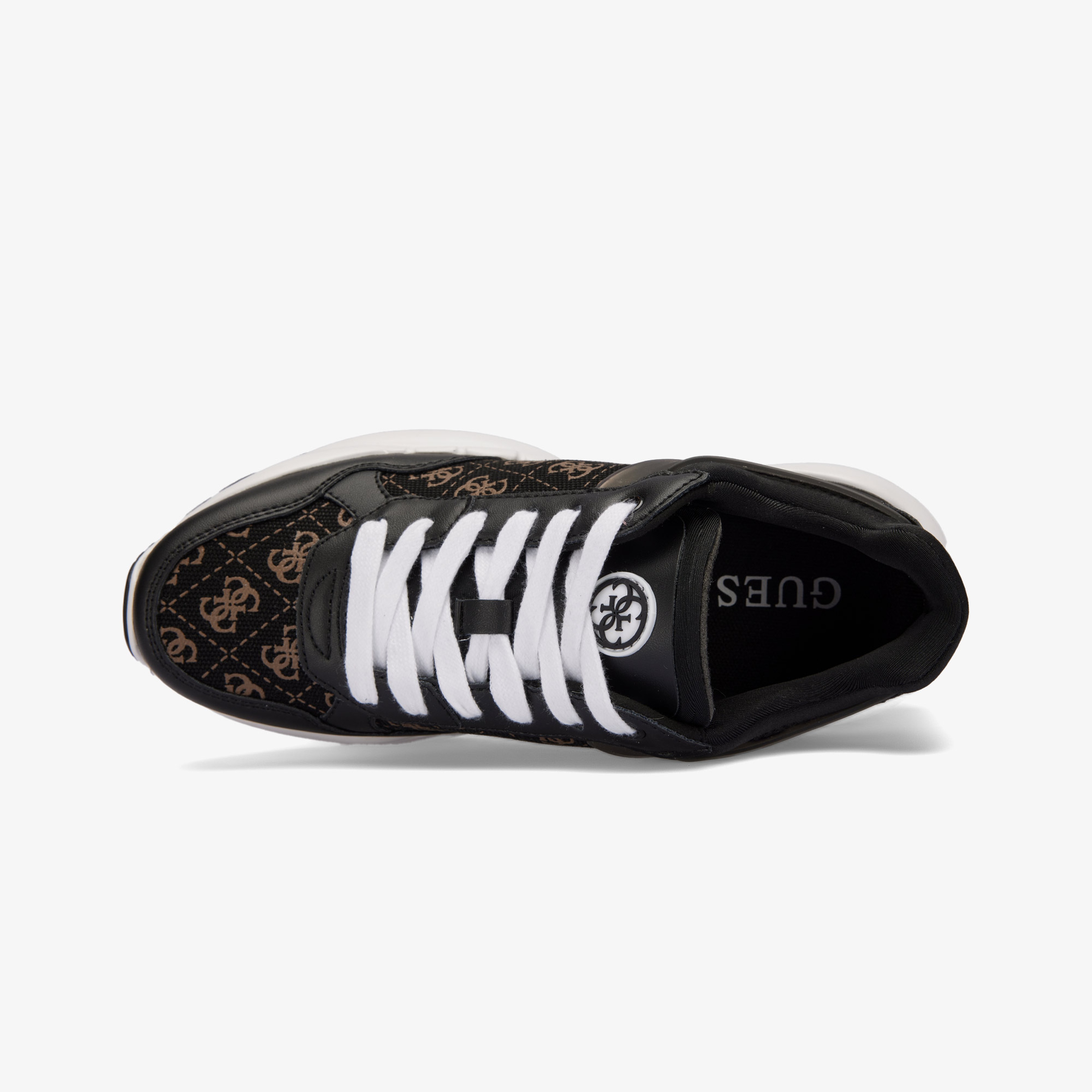 Guess Samra2 Logo Kadın Siyah Spor Ayakkabı