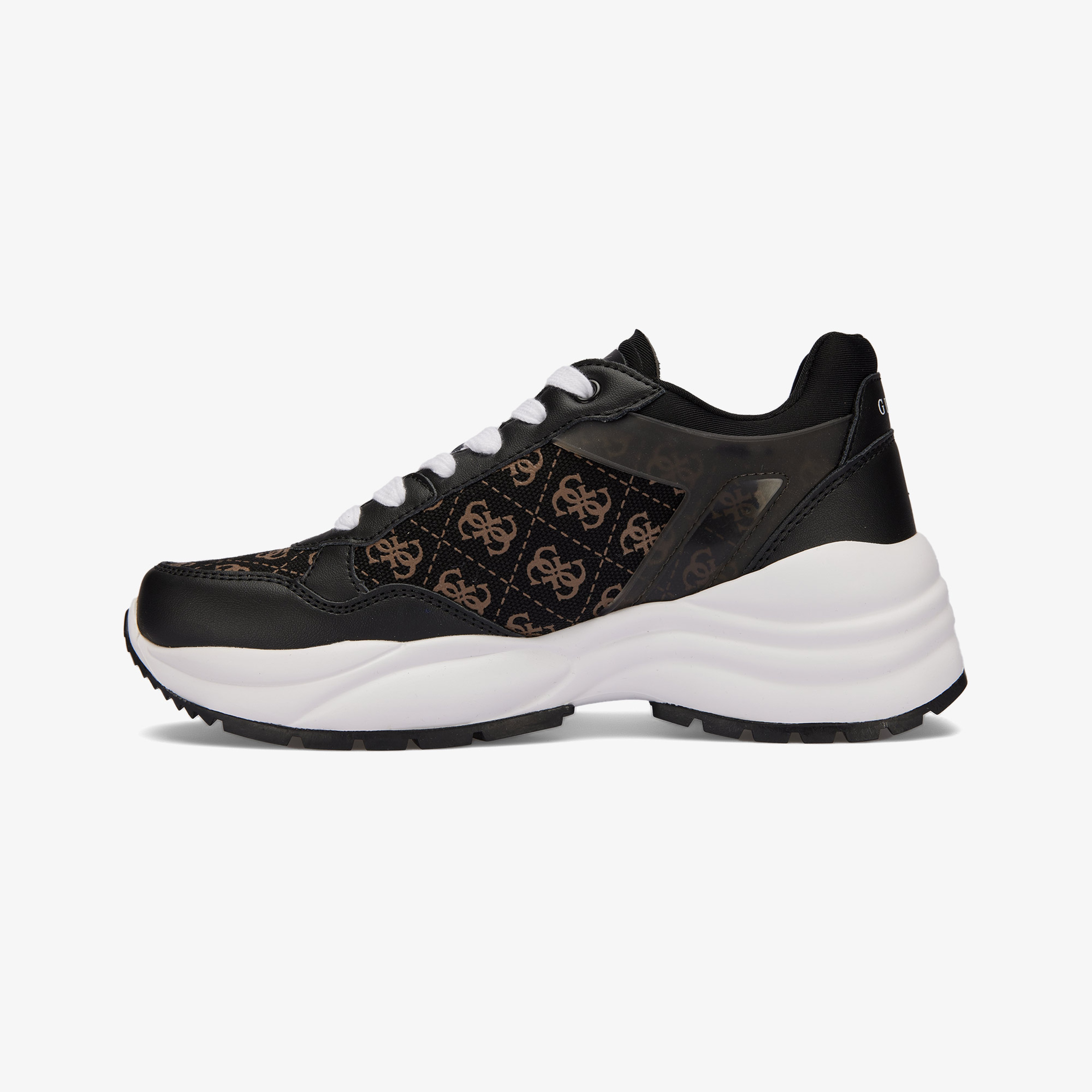 Guess Samra2 Logo Kadın Siyah Spor Ayakkabı