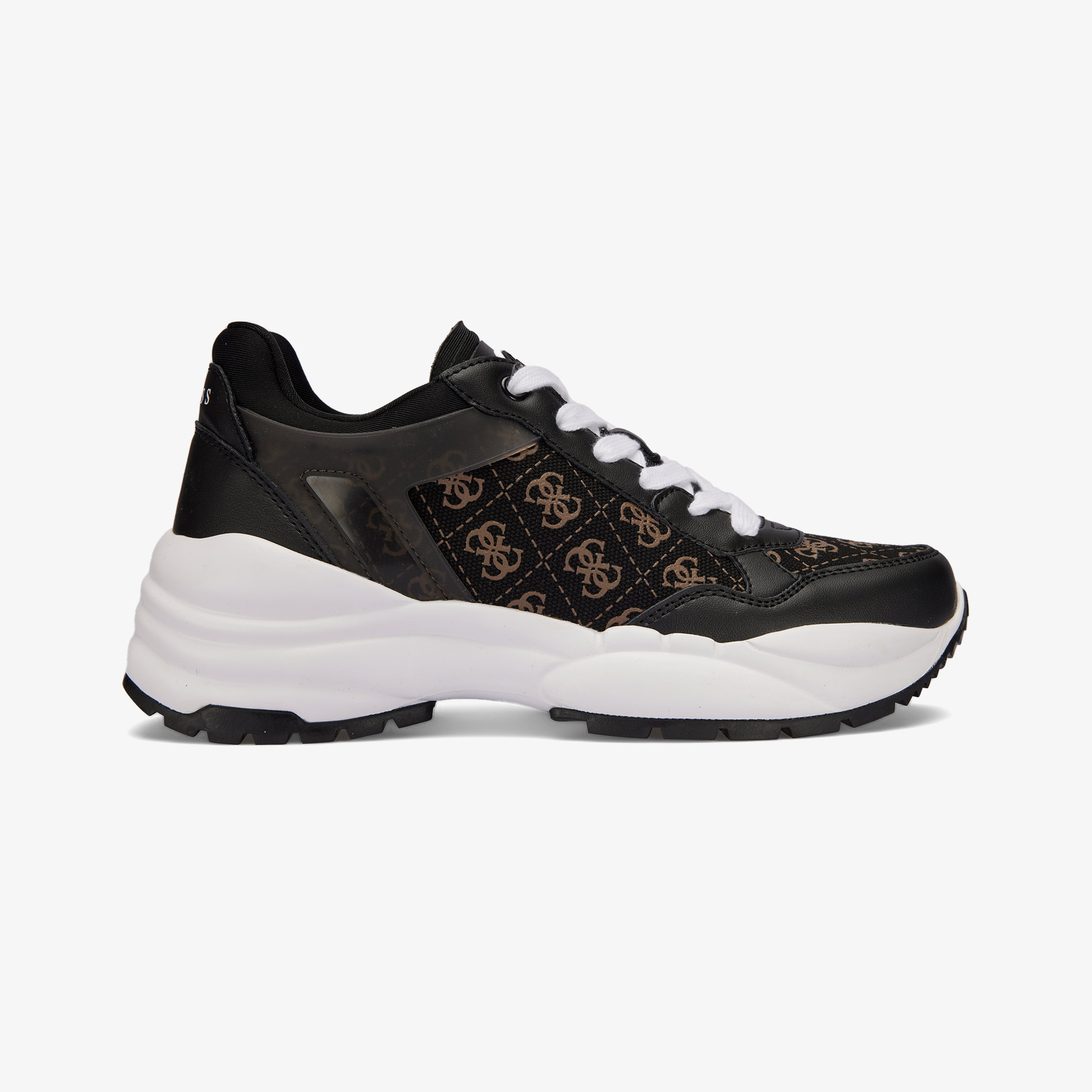 Guess Samra2 Logo Kadın Siyah Spor Ayakkabı