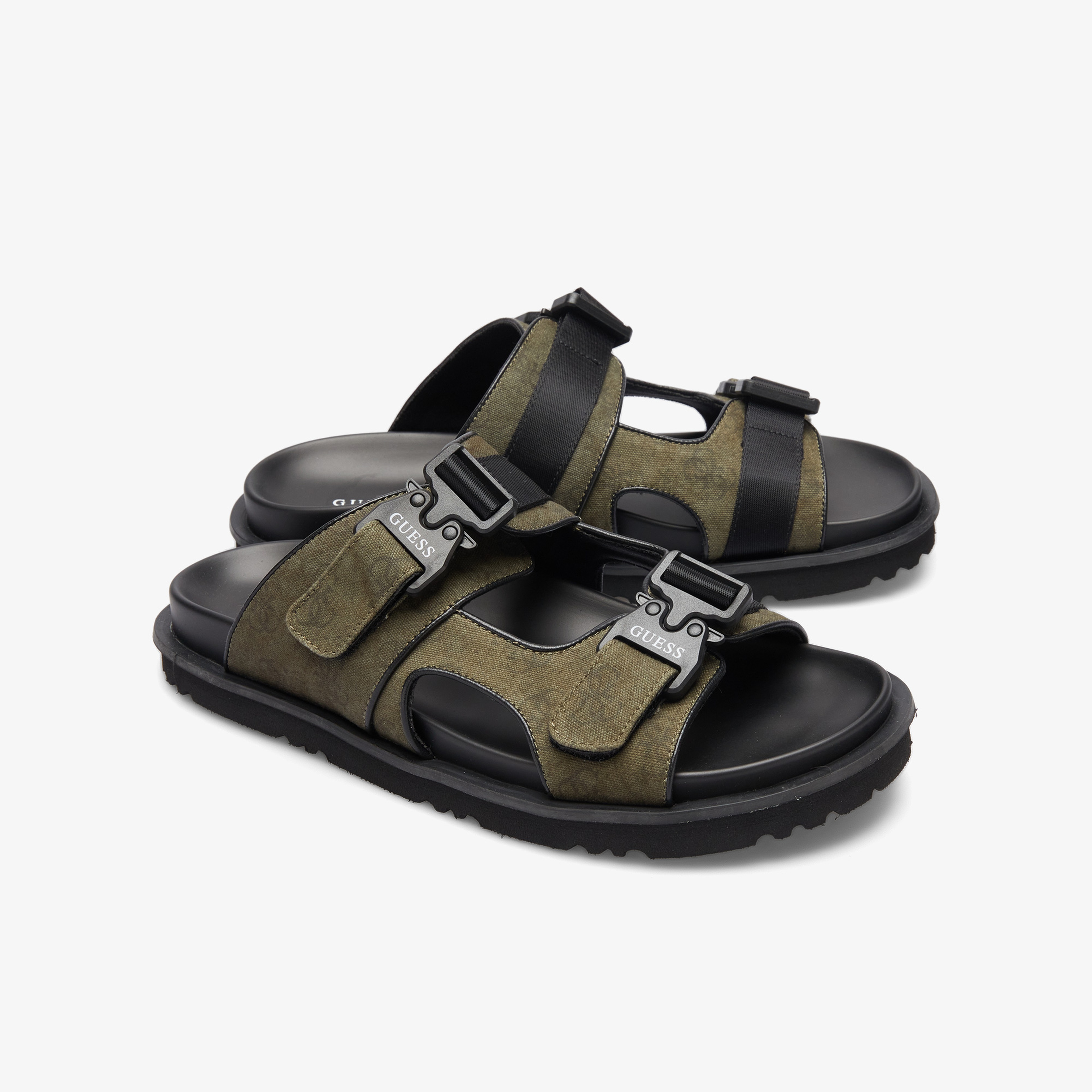 Guess Bahamas Fatigue Erkek Yeşil Sandalet