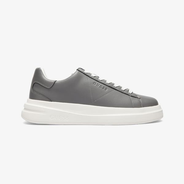 Guess Elba Leather Erkek Beyaz Sneaker