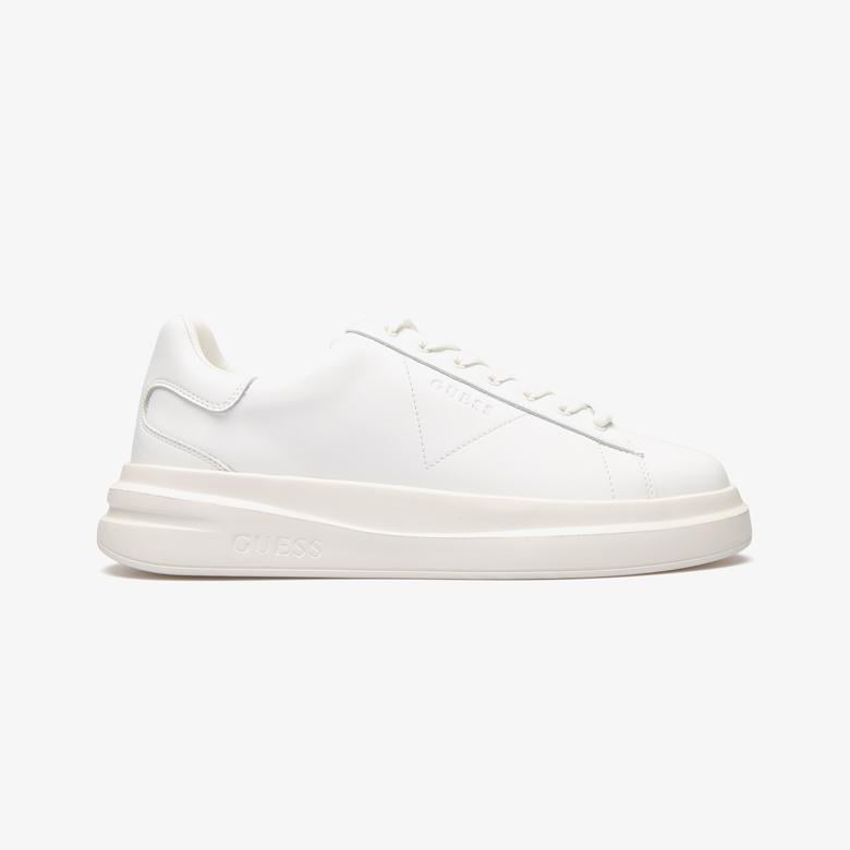 Guess Elba Leather Erkek Beyaz Sneaker
