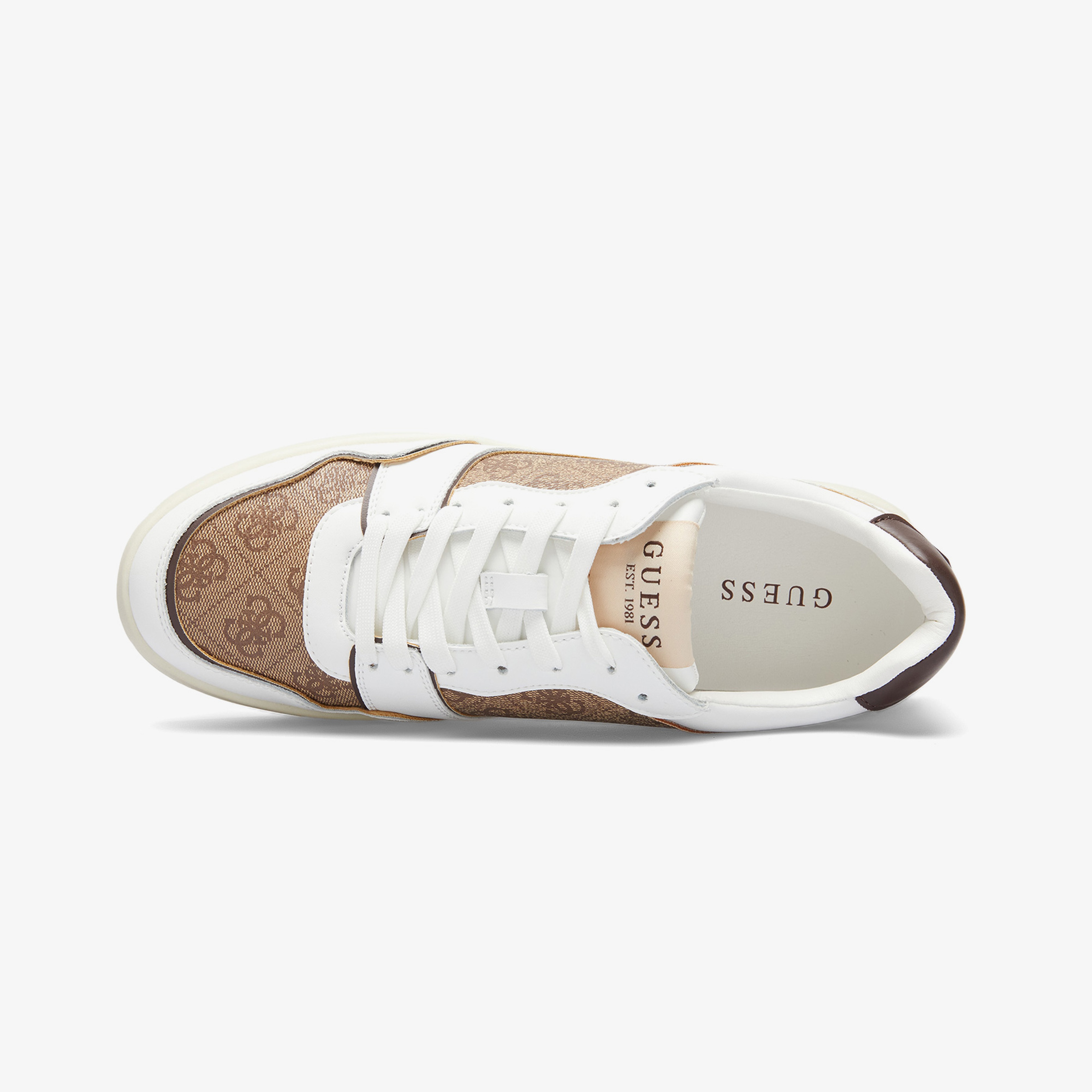 Guess Winno Ii Leather Erkek Bej Sneaker