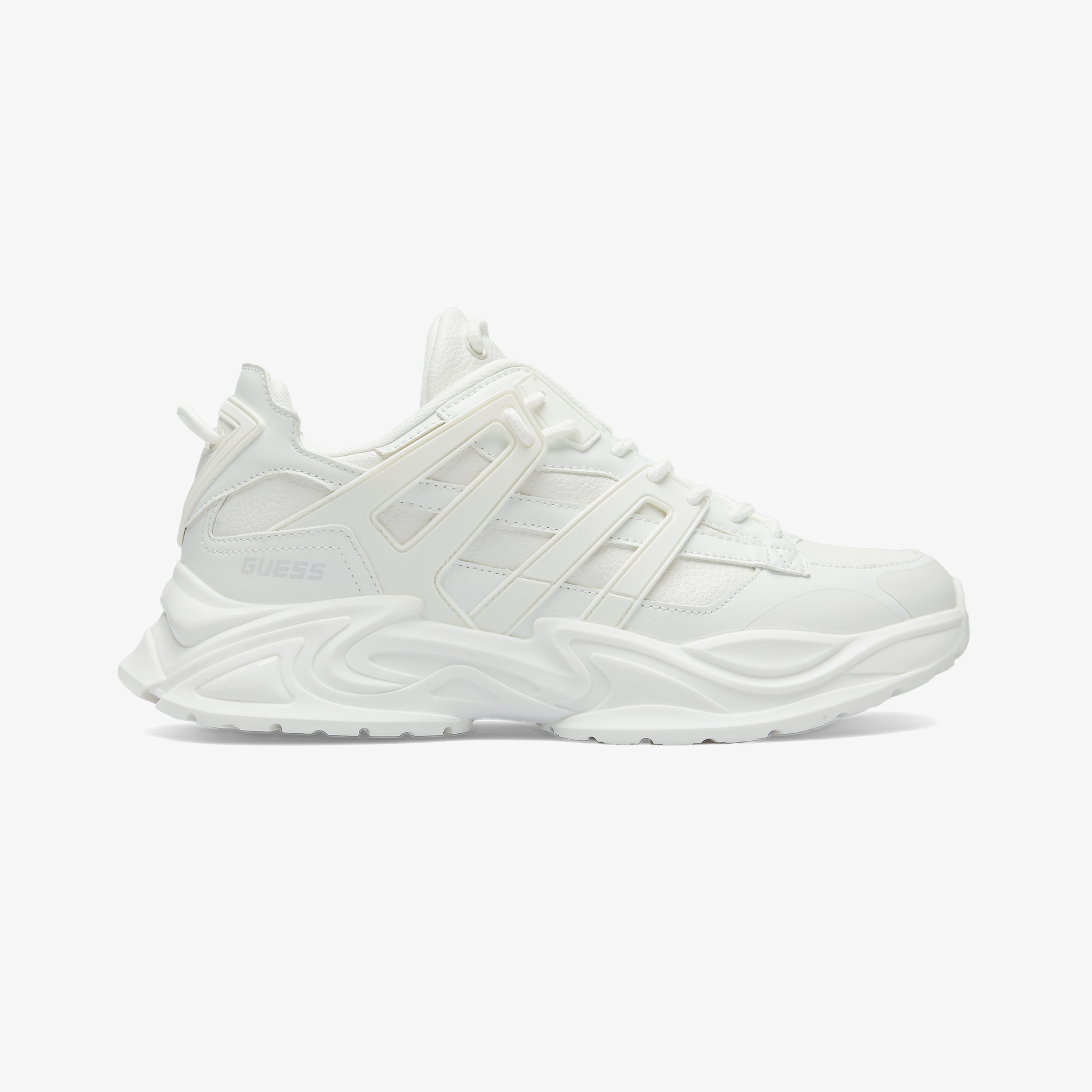 Guess Belluno Low Polyurethane Erkek Beyaz Sneaker